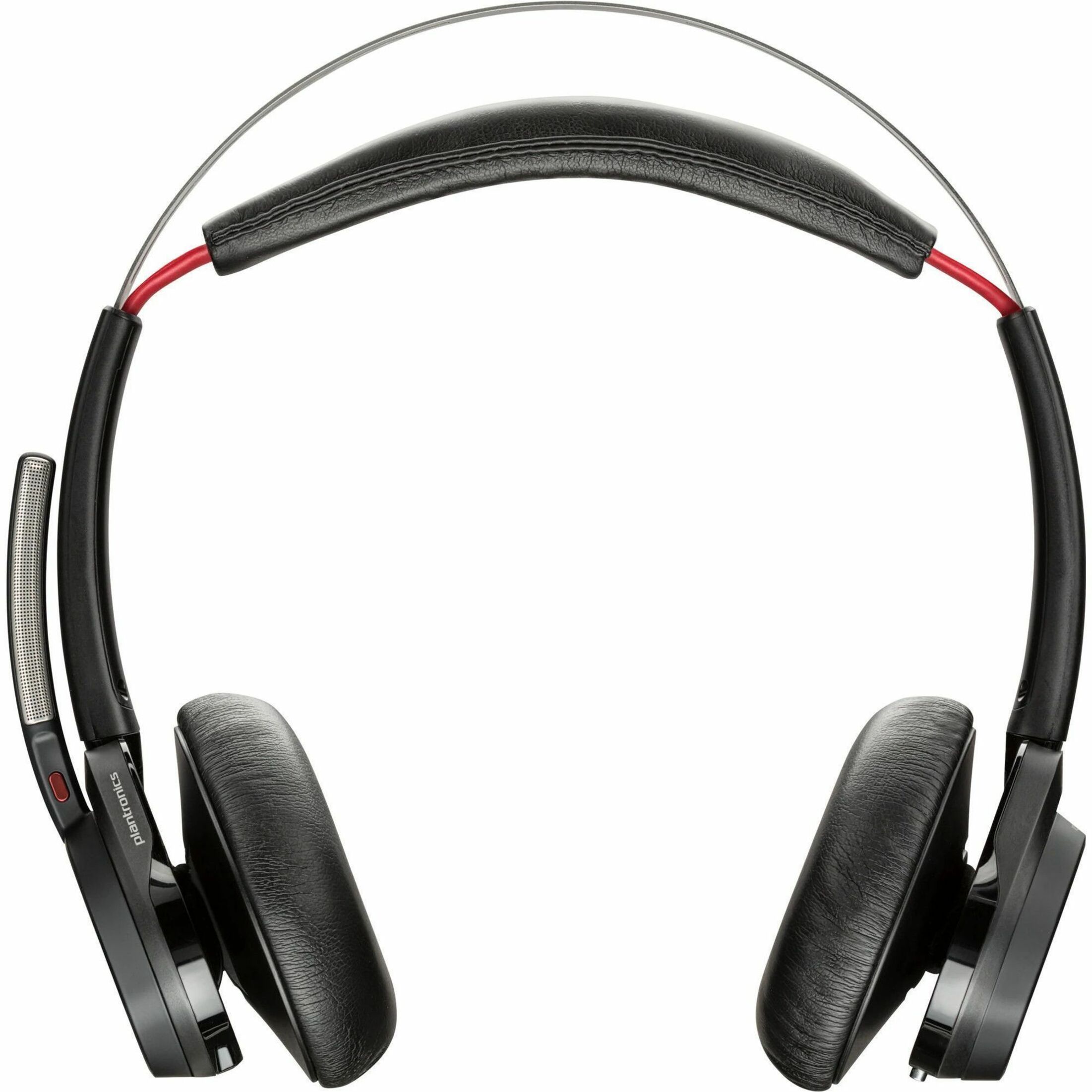 Poly Voyager Focus B825 USB-A Headset + Charging Stand - Siri, Google Assistant - Stereo - USB Type A - Wireless - Bluetooth - 98.4 ft - 20 Hz to 20 kHz - On-ear, Over-the-head - Binaural - Supra-aural - Electret Condenser, MEMS Technology Microphone - Black — alternate image2