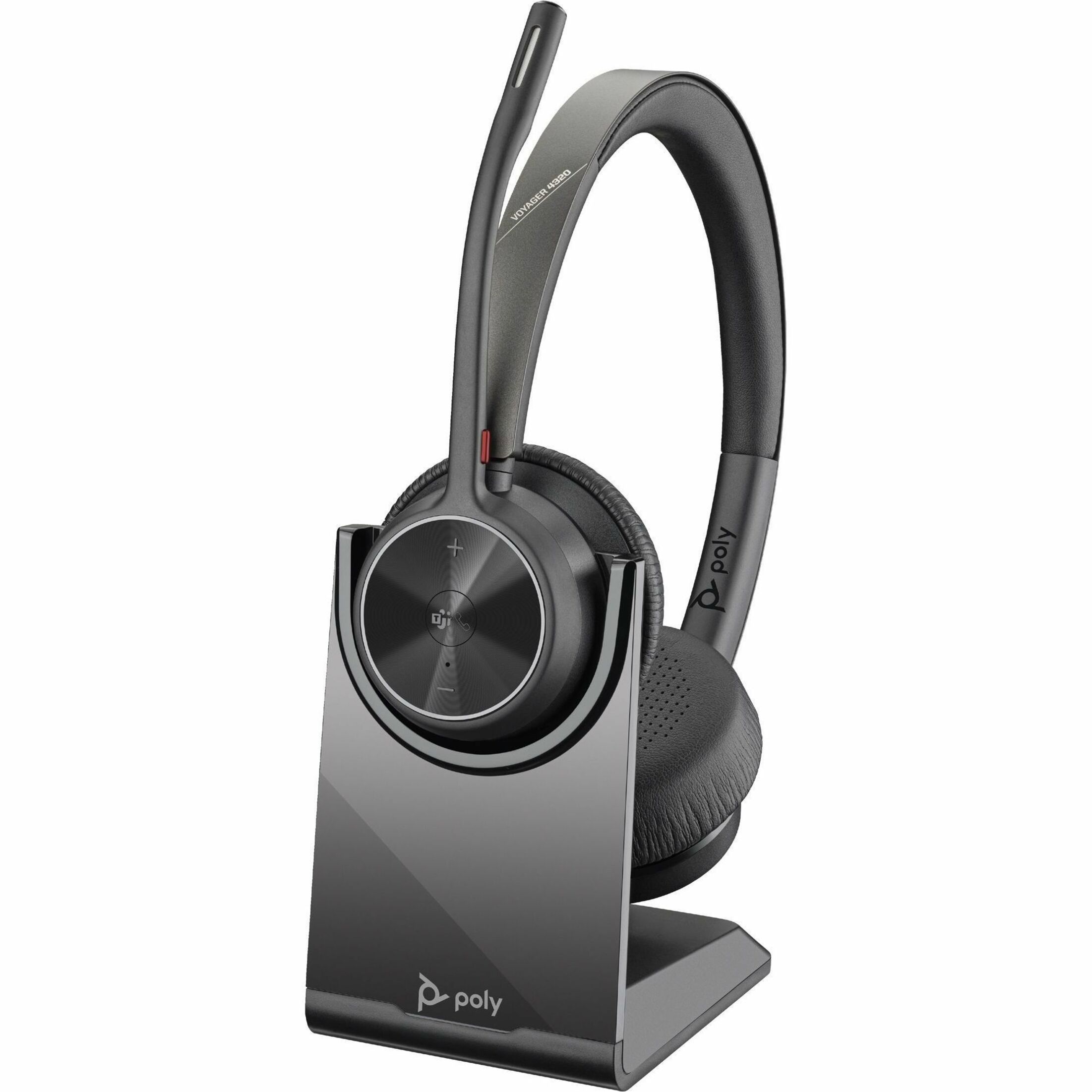 Poly Voyager 4320-M Microsoft Teams Certified Headset + BT700 Dongle + Charging…