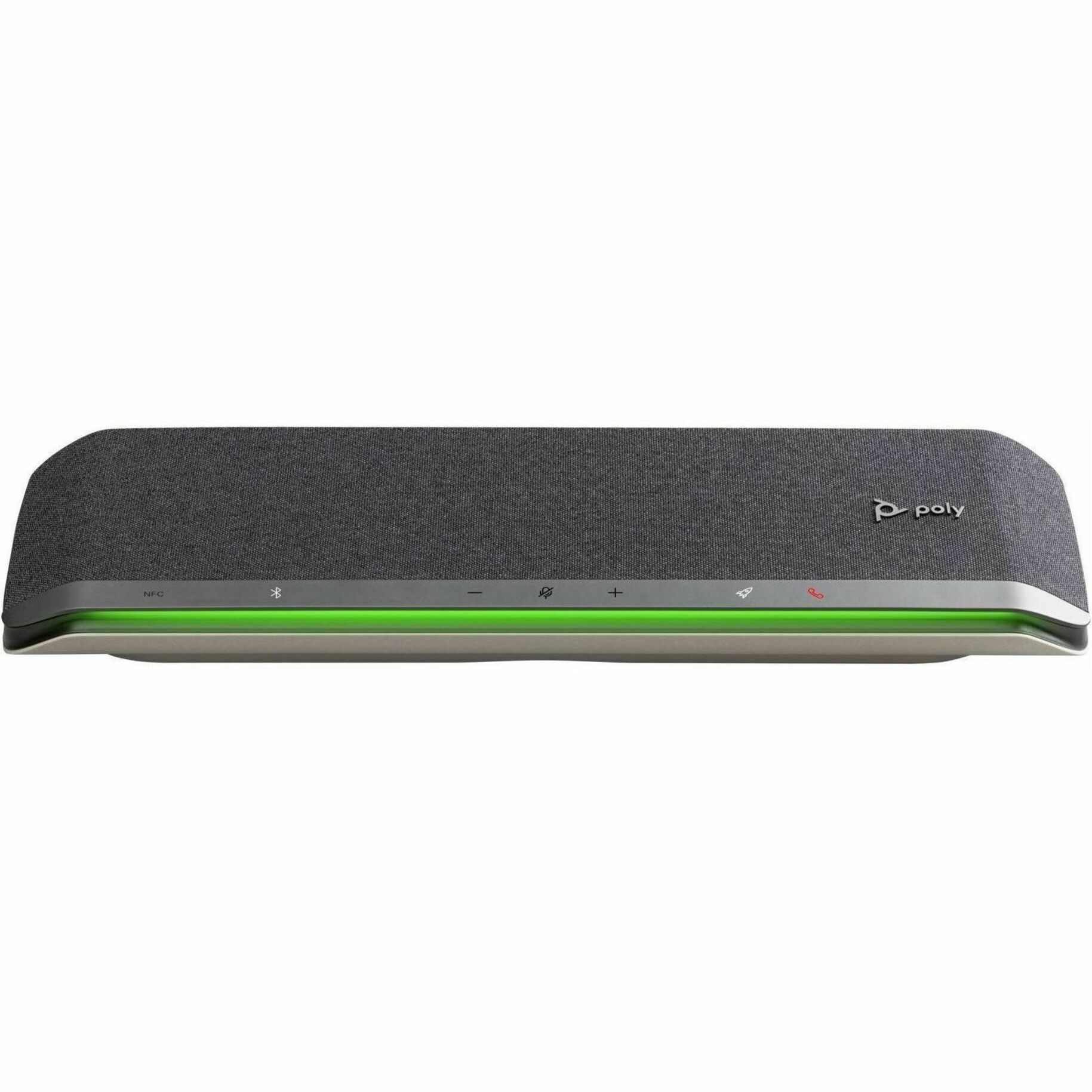 Poly Sync 60 Speakerphone - Wired/Wireless Bluetooth - 6 x Bi-directional Microphone(s) - 50 mm Speaker(s) - Silver — alternate image1
