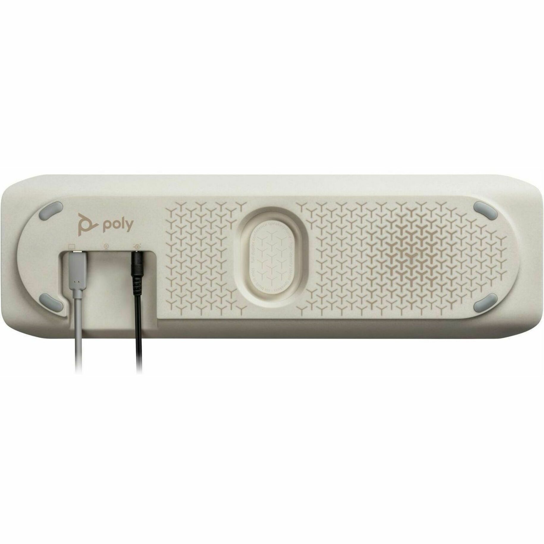 Poly Sync 60 Speakerphone - Wired/Wireless Bluetooth - 6 x Bi-directional Microphone(s) - 50 mm Speaker(s) - Silver — alternate image2