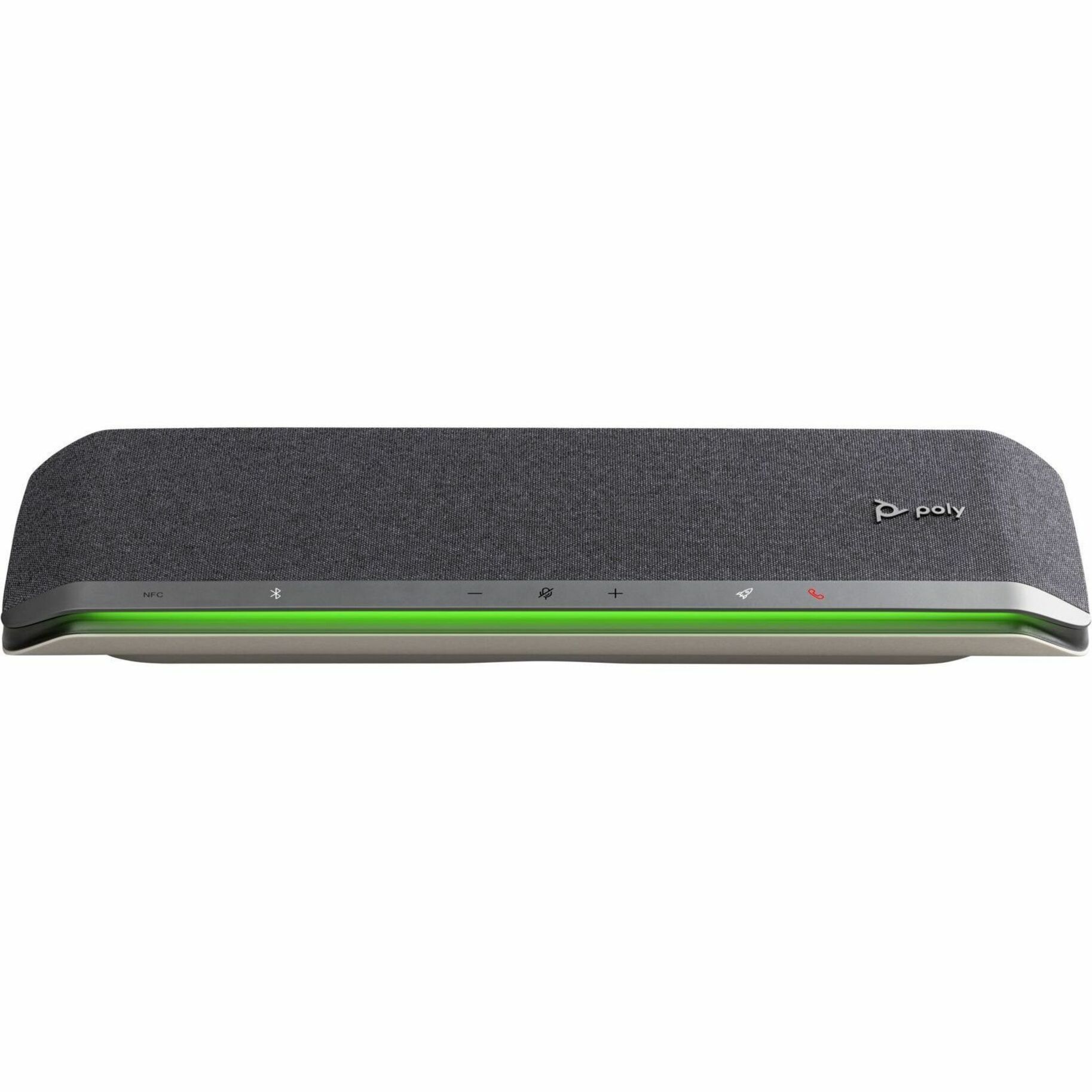 Poly Sync 60 Speakerphone - Wired/Wireless Bluetooth - 6 x Bi-directional Microphone(s) - 50 mm Speaker(s) - Silver — front