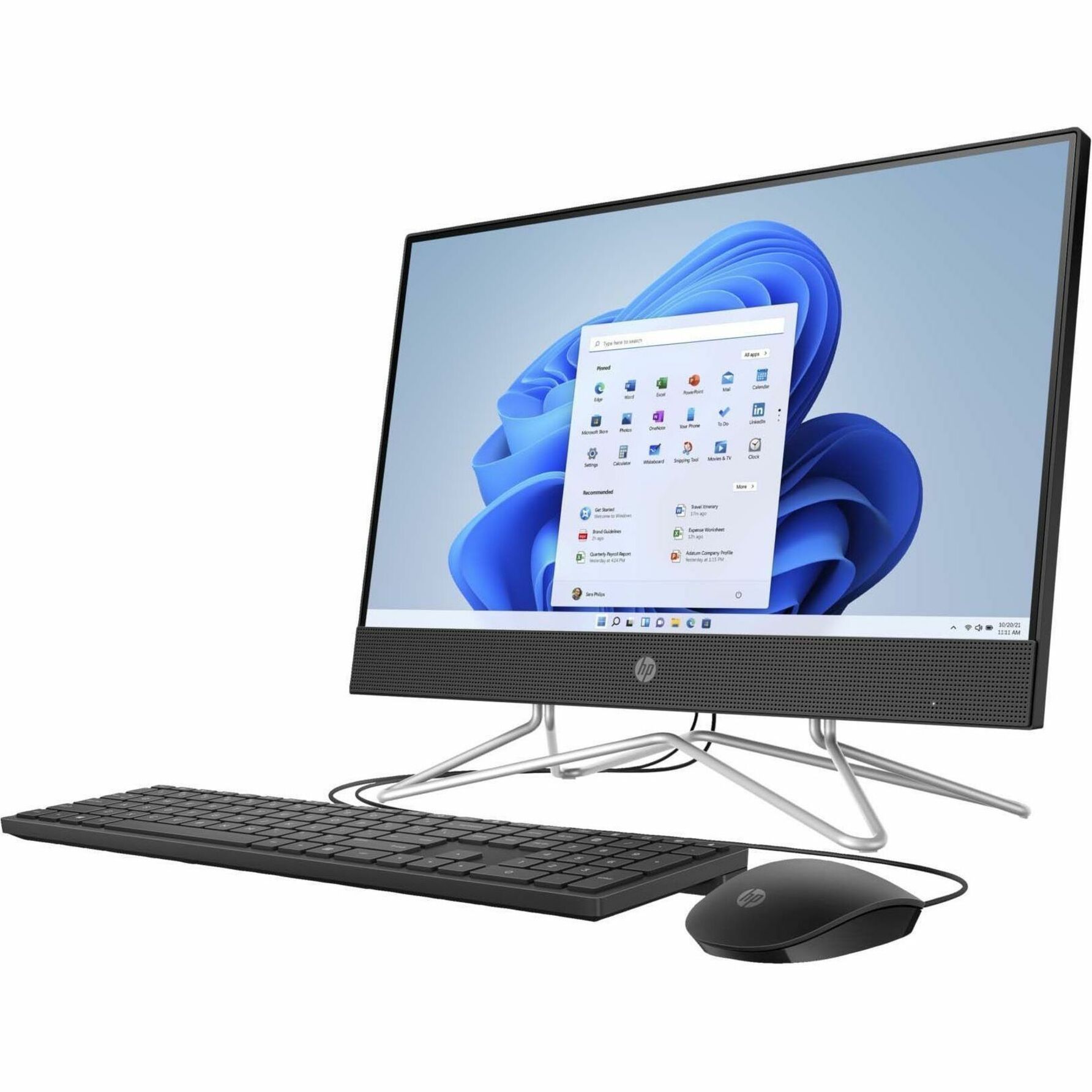 HP 22-dd2000 22-dd2025la All-in-One Computer - Intel Celeron J4025 - 4 GB - 128 GB PCI Express NVMe SSD - 21.5" Full HD - Desktop - Jet Black - Intel Chip - 1920 x 1080 - Windows 11 Home Single Language - Intel UHD Graphics 600 DDR4 SDRAM - IEEE 802.11ac Wireless LAN - 65 W