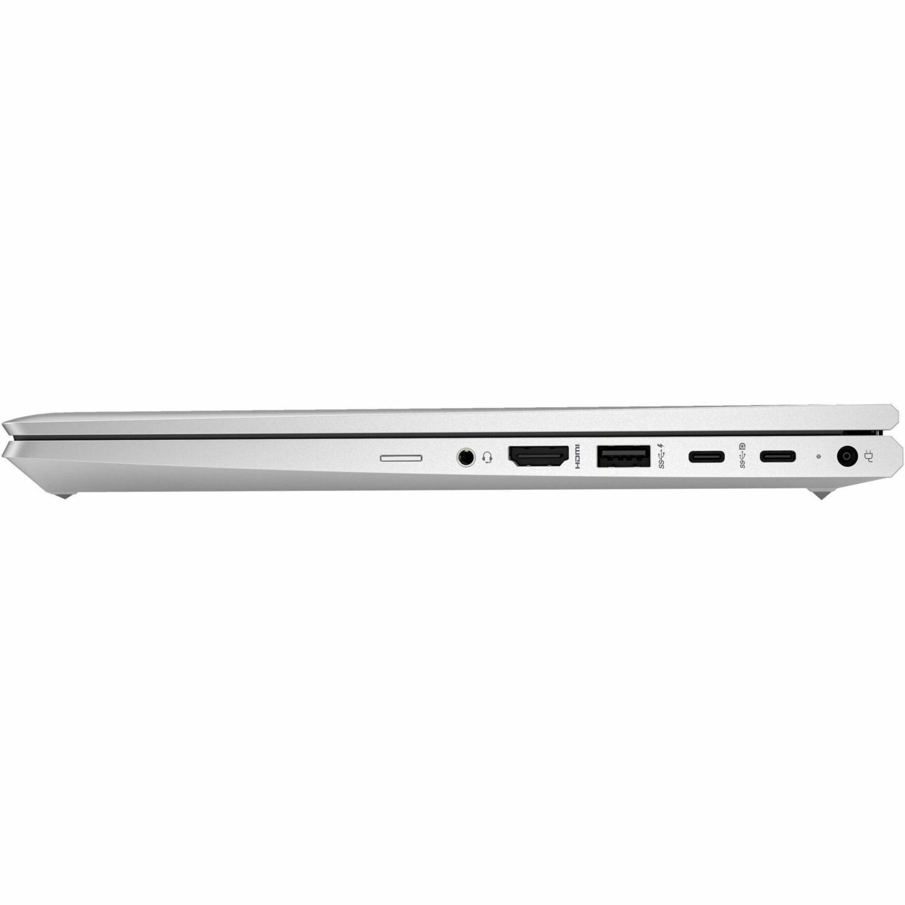 HP ProBook 440 G10 14" Notebook - Full HD - 1920 x 1080 - Intel Core i5 13th Gen i5-1335U Deca-core (10 Core) - 16 GB Total RAM - 512 GB SSD - Pike Silver - Intel Chip - Windows 11 Pro - Intel UHD Graphics - In-plane Switching (IPS) Technology - Front Camera/Webcam - IEEE 802.11ax Wireless LAN Standard — left