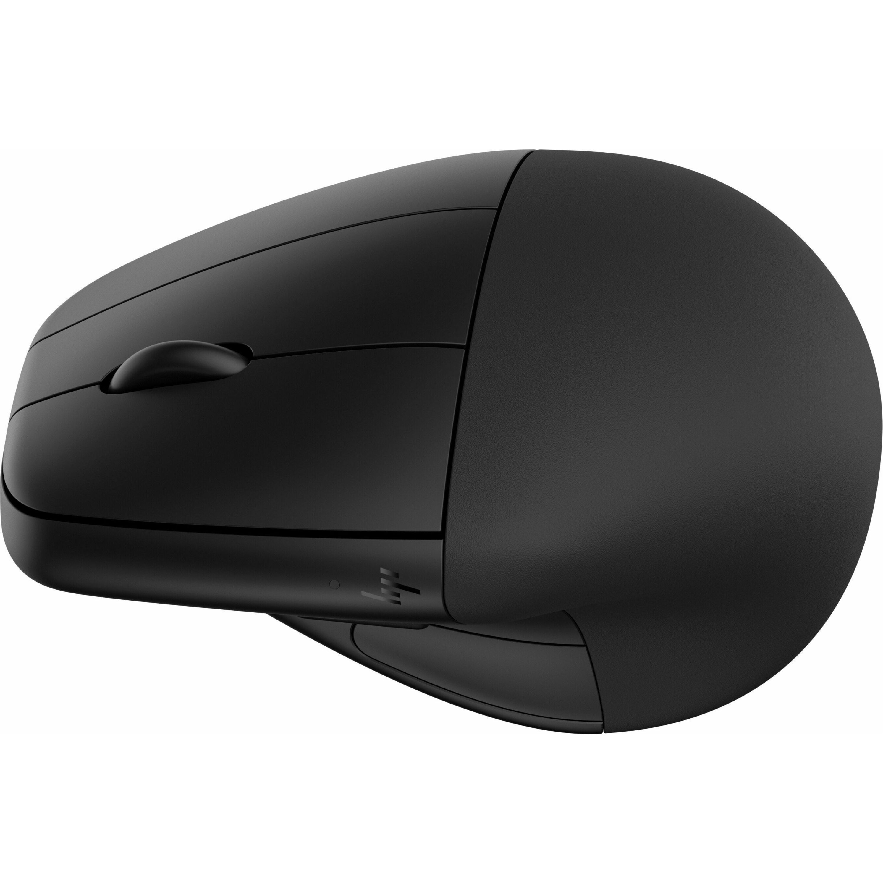 HP 925 Ergonomic Vertical Mouse For Business - Optical - Wireless - Bluetooth/Radio Frequency - 2.40 GHz - Black - USB Type A - 4000 dpi - Scroll Wheel - 6 Button(s) - 5 Programmable Button(s) - 1