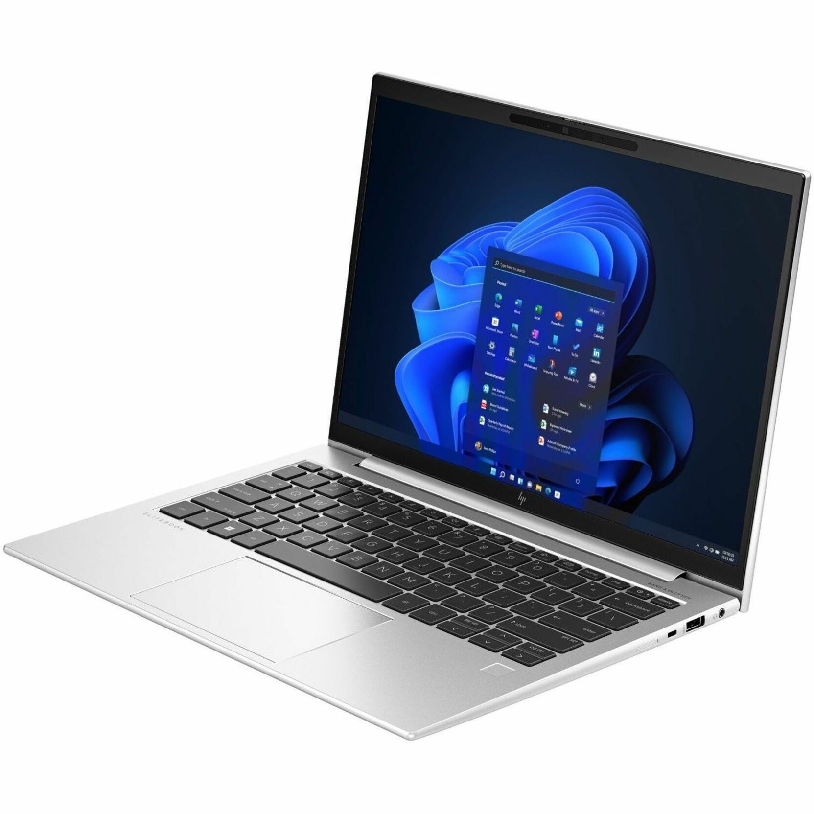 HP EliteBook 830 G10 13.3" Notebook - WUXGA - 60 Hz - Intel Core i7 13th Gen i7-1365U - 16 GB - 512 GB SSD - Intel Chip - 1920 x 1200 - Intel Iris Xe Graphics - In-plane Switching (IPS) Technology - IEEE 802.11ax Wireless LAN Standard — alternate image1