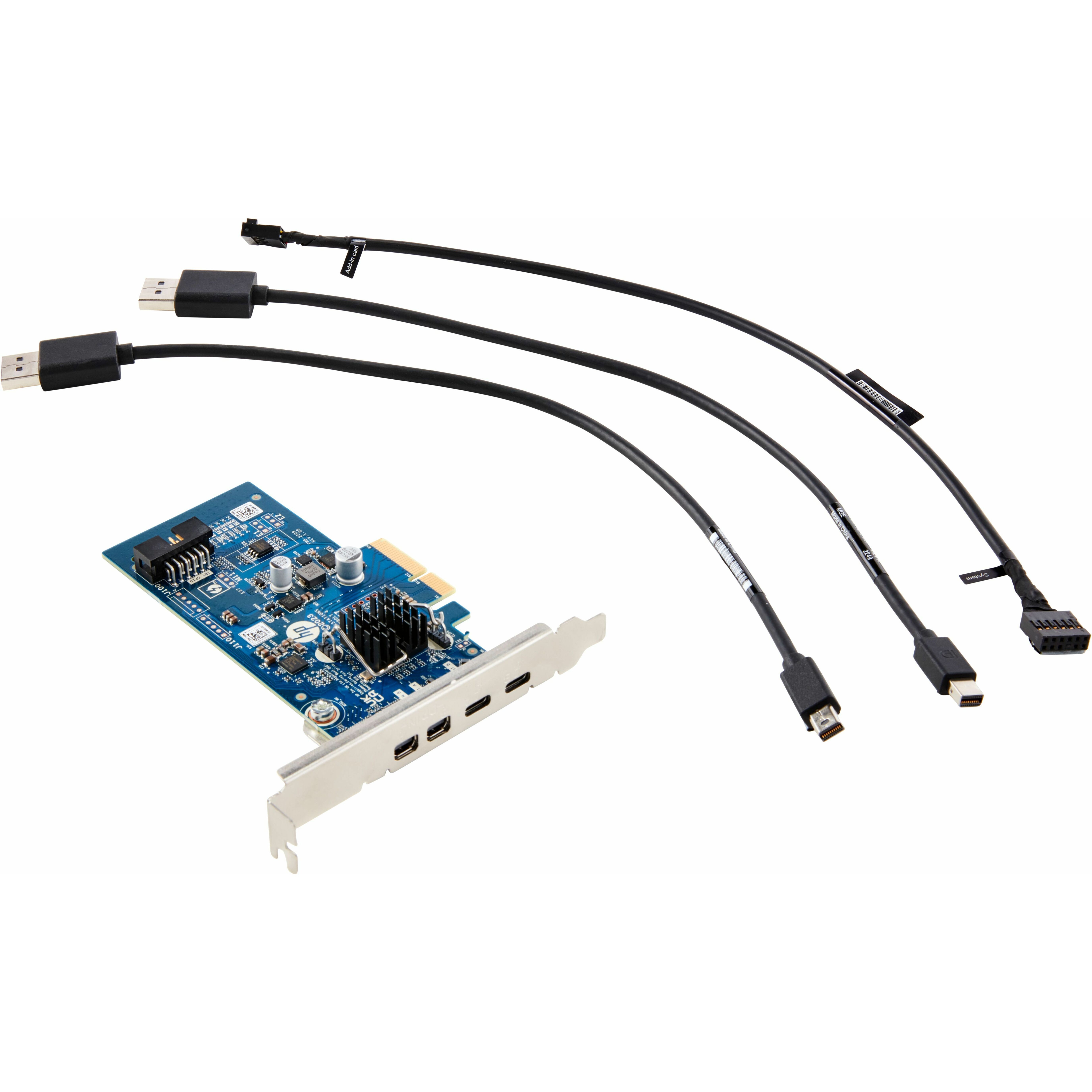 HP Dual TBT4 PCIe x4 Low Profile Card - PCI Express x4 - 5 GB/s - Workstation