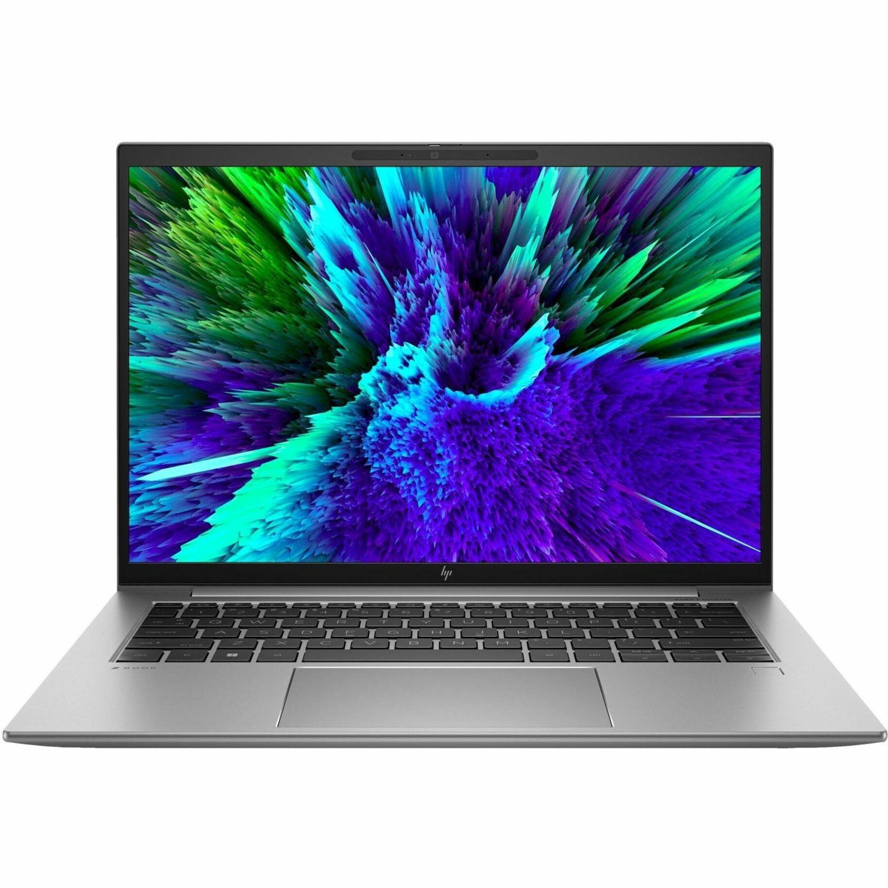 HP ZBook Firefly G10 A 14" Touchscreen Mobile Workstation - WUXGA - 60 Hz - AMD Ryzen 7 PRO 7840HS - 32 GB - 512 GB SSD - English Keyboard - AMD Chip - 1920 x 1200 - Windows 11 Pro - AMD Radeon 780M Graphics - In-plane Switching (IPS) Technology - Front Camera/Webcam - IEEE 802.11ax Wireless LAN Standard — frontmaximum