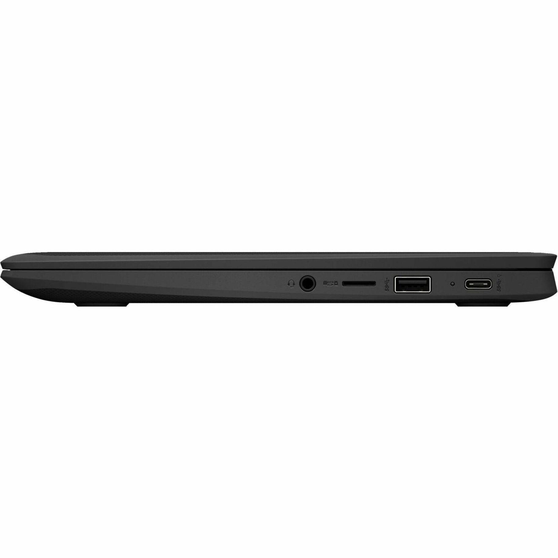 HP Chromebook 11 G9 EE 11.6" Chromebook - HD - Intel Celeron N5100 - 8 GB - 64 GB Flash Memory - Jack Black - Intel Chip - 1366 x 768 - ChromeOS - Intel UHD Graphics - Front Camera/Webcam - IEEE 802.11ax Wireless LAN Standard — left