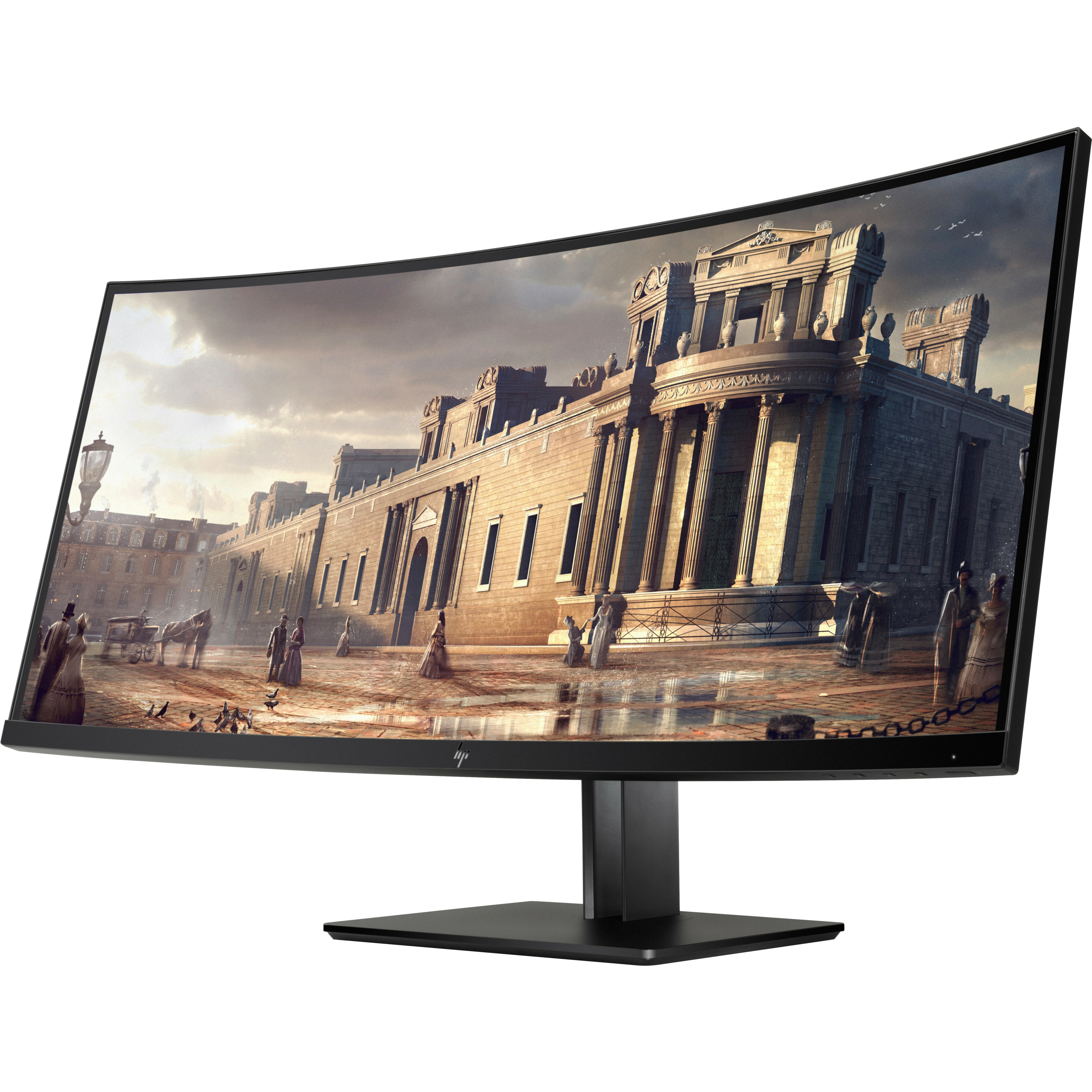 HP Z38c 38" Class UWQHD Curved Screen LED Monitor - 21:9 - Black - 37.5" Viewable - In-plane Switching (IPS) Technology - WLED Backlight - 3840 x 1600 - 1.07 Billion Colors - 300 Nit - 5 ms - 60 Hz Refresh Rate - USB Type-C - HDMI - DisplayPort - VESA Mount Compatible - USB Hub