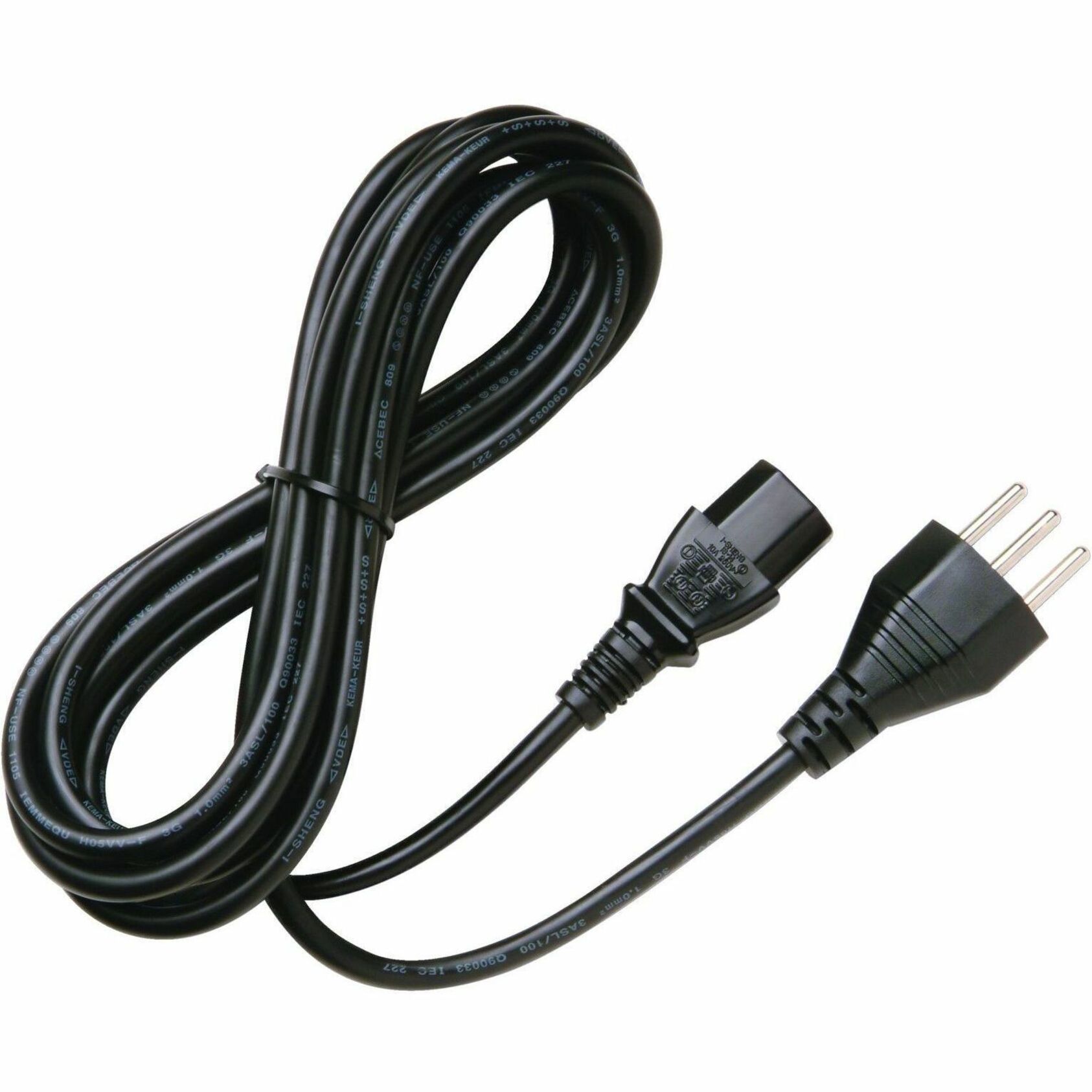 HP C13 1.83m AC Power Cord - For Workstation, Desktop Computer, Power Supply - 6 ft Cord Length - IEC 60320 C13