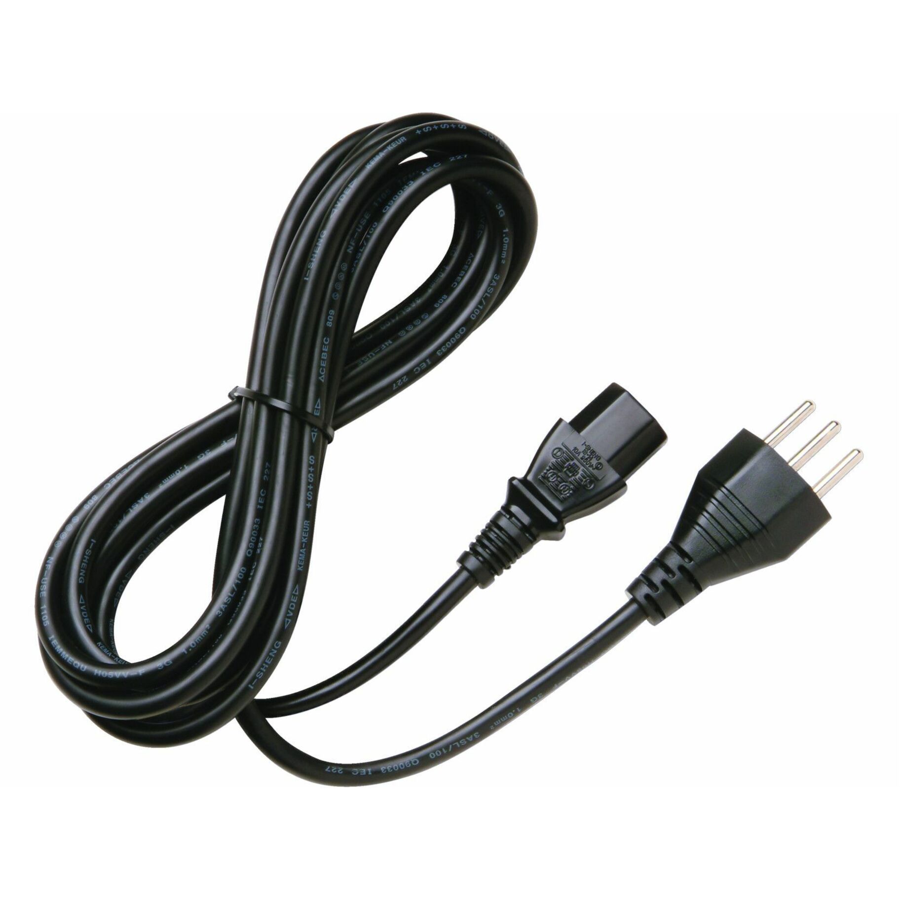 HP C13 1.83m AC Power Cord - For Workstation, Desktop Computer, Power Supply - 6 ft Cord Length - IEC 60320 C13