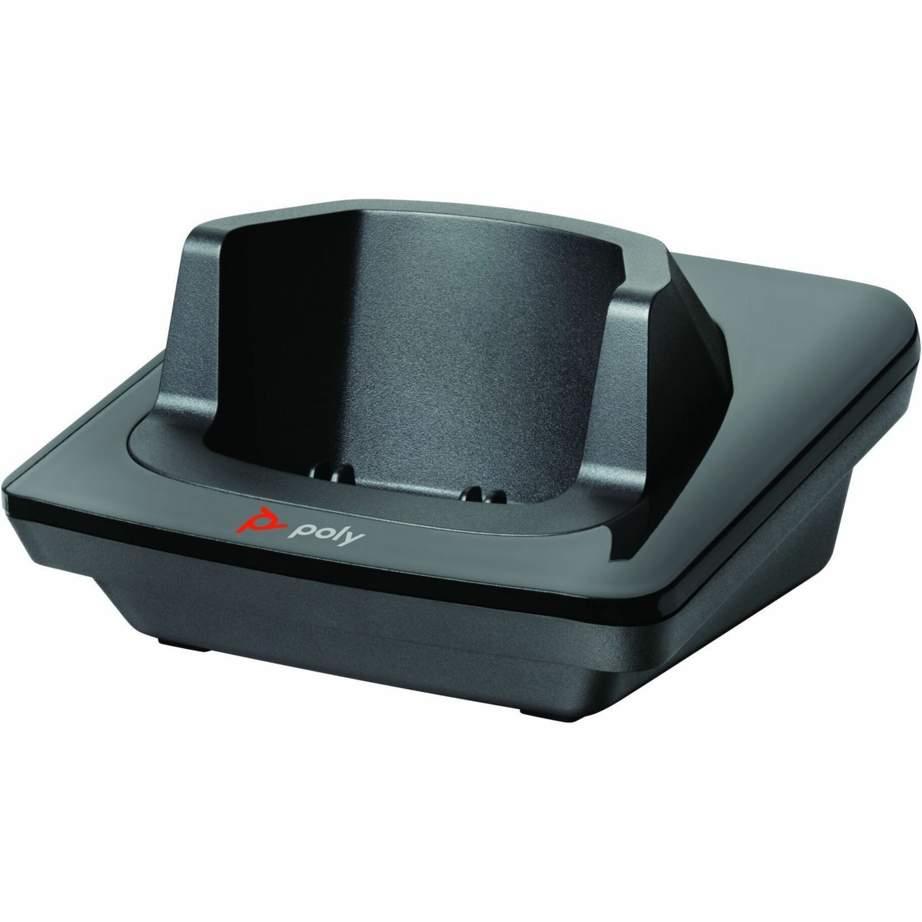 Poly VVX D230 DECT Phone Handset and Charging Cradle with Power Supply - Cordless - DECT - 8 x Total Number of Phone Lines - 2" Screen Size - Audio - Headset Port - 10 Hour Battery Talk Time - Black — alternate image3