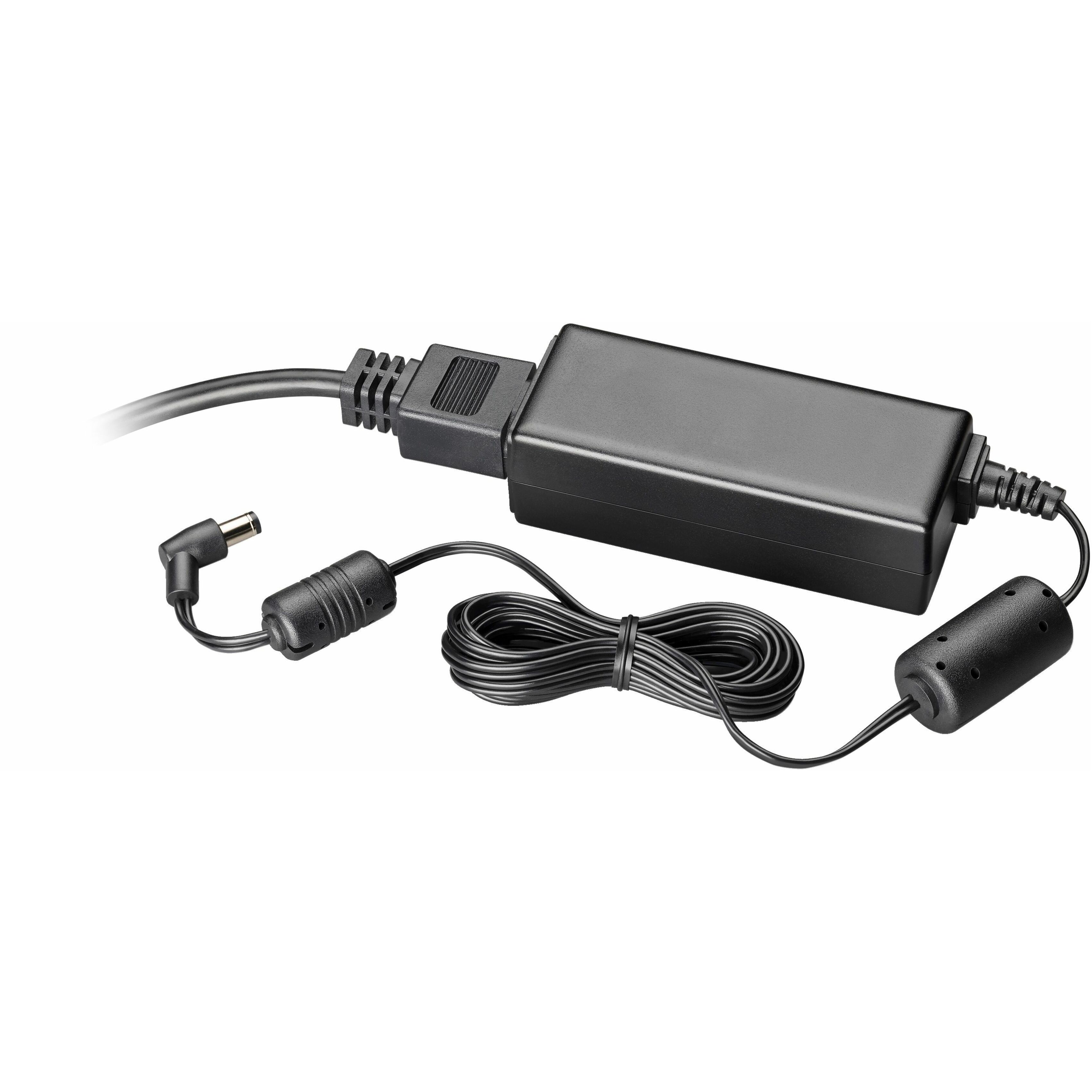 Poly 25W Power Supply - Black - 120 V AC Input - 48 V DC Output - 25 W