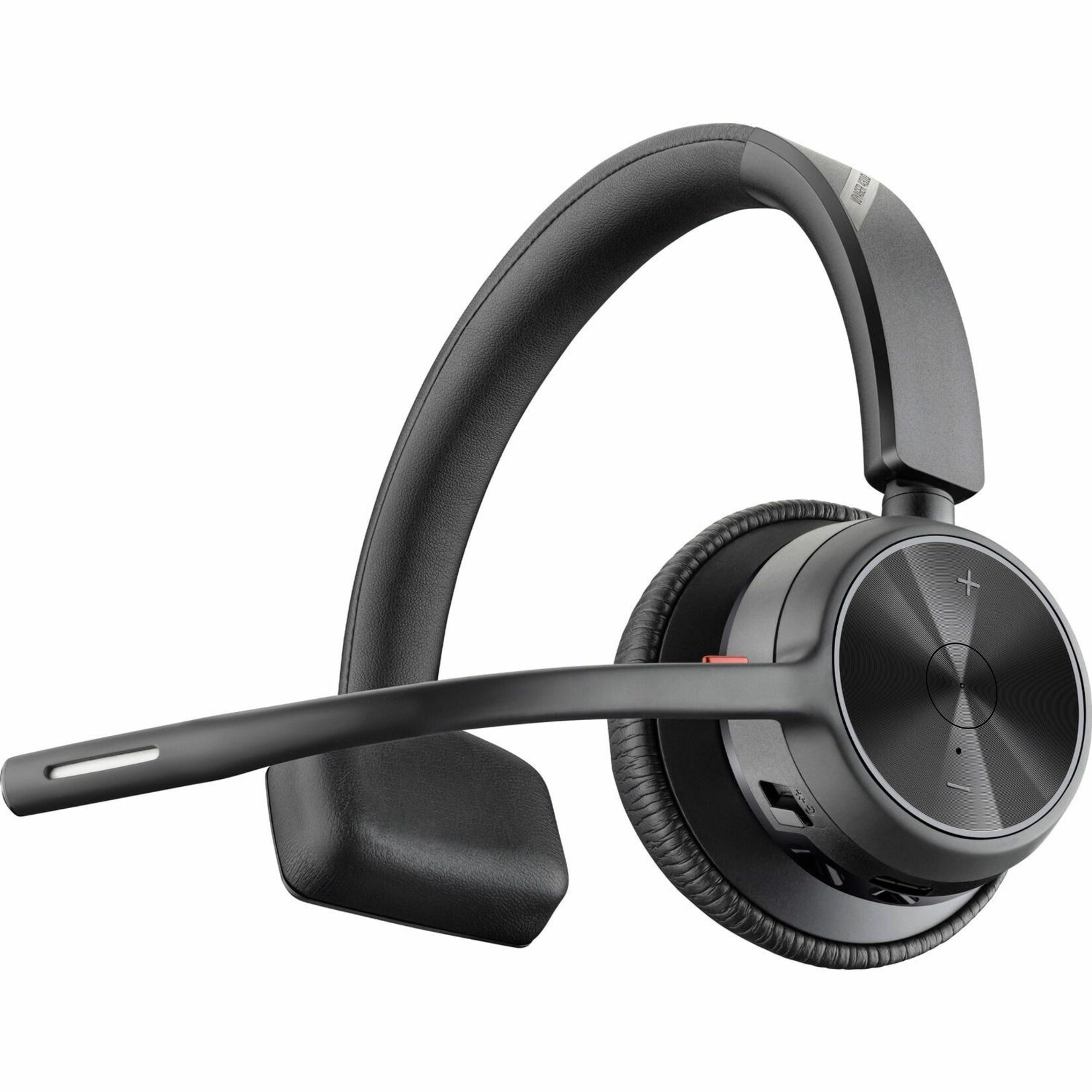 Poly Voyager 4310 USB-C Headset +BT700 dongle TAA - Siri, Google Assistant - Mono - USB Type C - Wired/Wireless - Bluetooth - 164 ft - 20 Hz to 20 kHz - On-ear, Over-the-head - Monaural - Ear-cup - 5 ft Cable - MEMS Technology, Electret Condenser, Noise Cancelling Microphone - Noise Canceling - Black - TAA Compliant