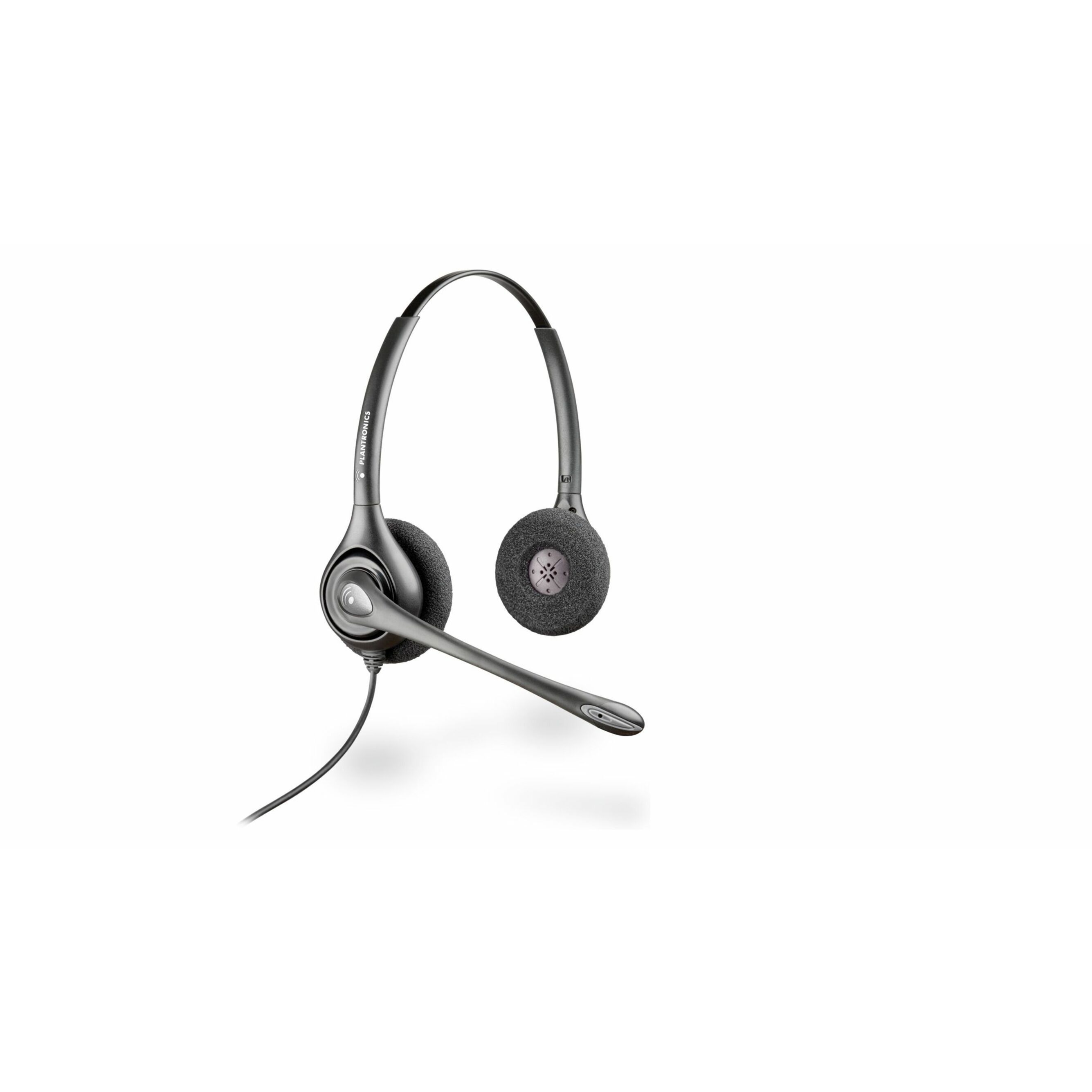 Poly H261N Supraplus Binaural Headset +Pouch TAA - Stereo - Wired - On-ear, Over-the-head - Binaural - Ear-cup - Noise Cancelling Microphone - Black - TAA Compliant