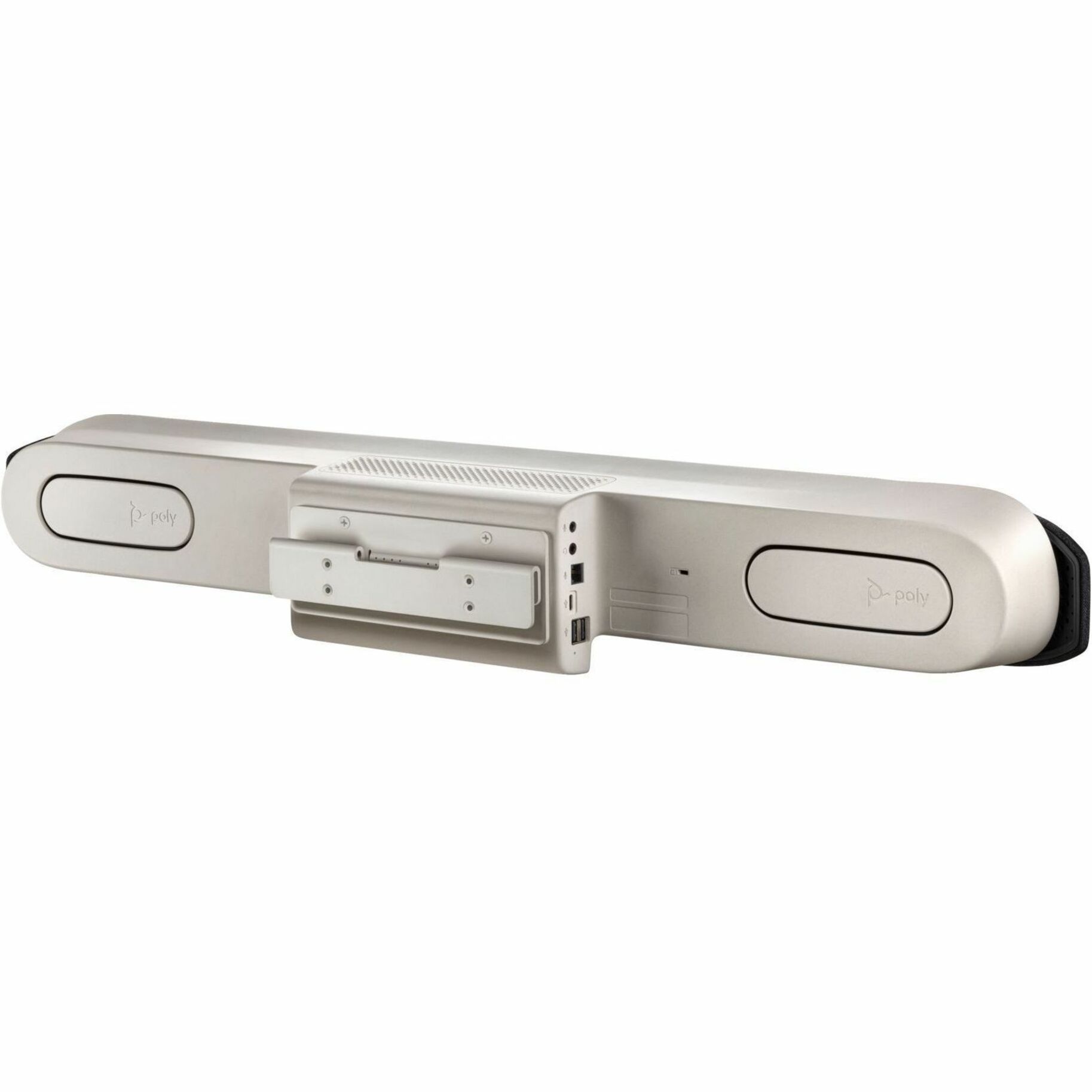 Poly Studio X50All-In-OneVideo Bar - For Video Conferencing, Boardroom - Medium Room Size Supported - 3840 x 2160 Video (Live) - 3840 x 2160 Video (Content) - H.323, SIP, H.235 - 4K UHD - 4K UHD - 60 fps - H.264 High Profile, H.265, H.239, H.264 AVC - G.719, G.722.1C, G.722, G.722.1, G.711, G.728, G.729a, Siren 22, Siren 14 - 2 x Network (RJ-45) - 1 x HDMI In - 2 x HDMI Out - 1 x Video Input - 3 x Video Output - Audio Line In - Audio Line Out - USB - Gigabit Ethernet - Wireless LAN - Intern — alternate image2
