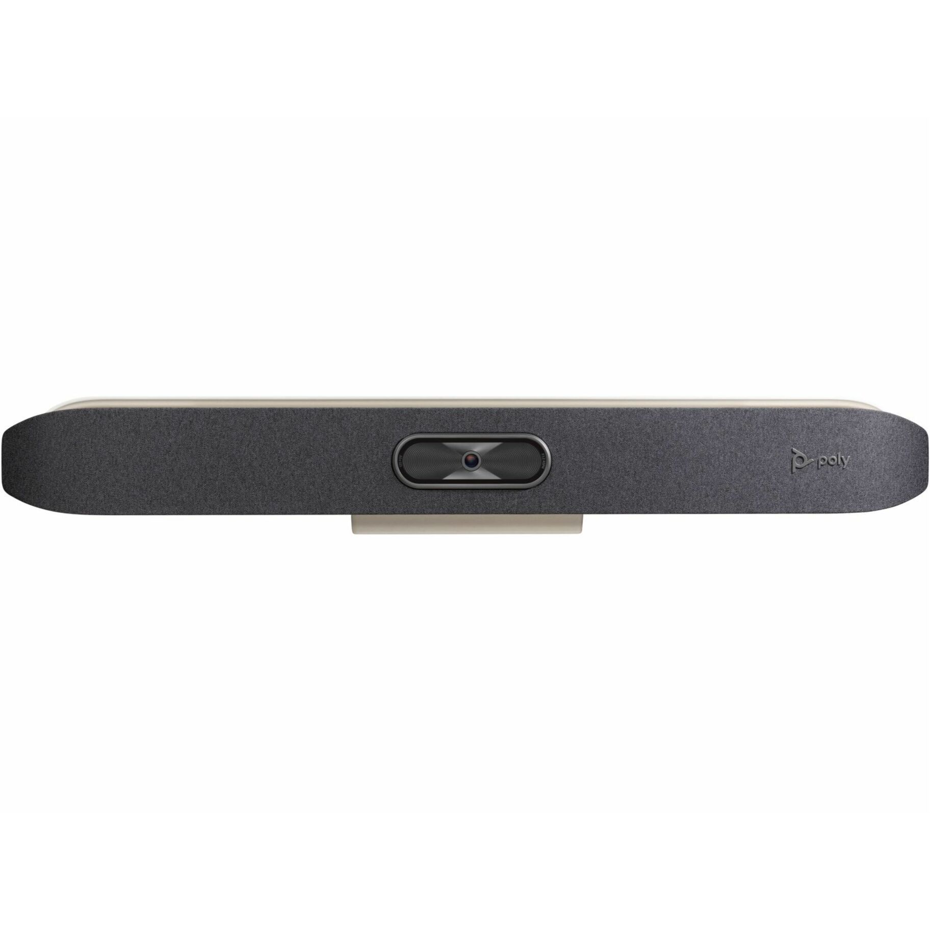 Poly Studio X50All-In-OneVideo Bar - For Video Conferencing, Boardroom - Medium Room Size Supported - 3840 x 2160 Video (Live) - 3840 x 2160 Video (Content) - H.323, SIP, H.235 - 4K UHD - 4K UHD - 60 fps - H.264 High Profile, H.265, H.239, H.264 AVC - G.719, G.722.1C, G.722, G.722.1, G.711, G.728, G.729a, Siren 22, Siren 14 - 2 x Network (RJ-45) - 1 x HDMI In - 2 x HDMI Out - 1 x Video Input - 3 x Video Output - Audio Line In - Audio Line Out - USB - Gigabit Ethernet - Wireless LAN - Intern