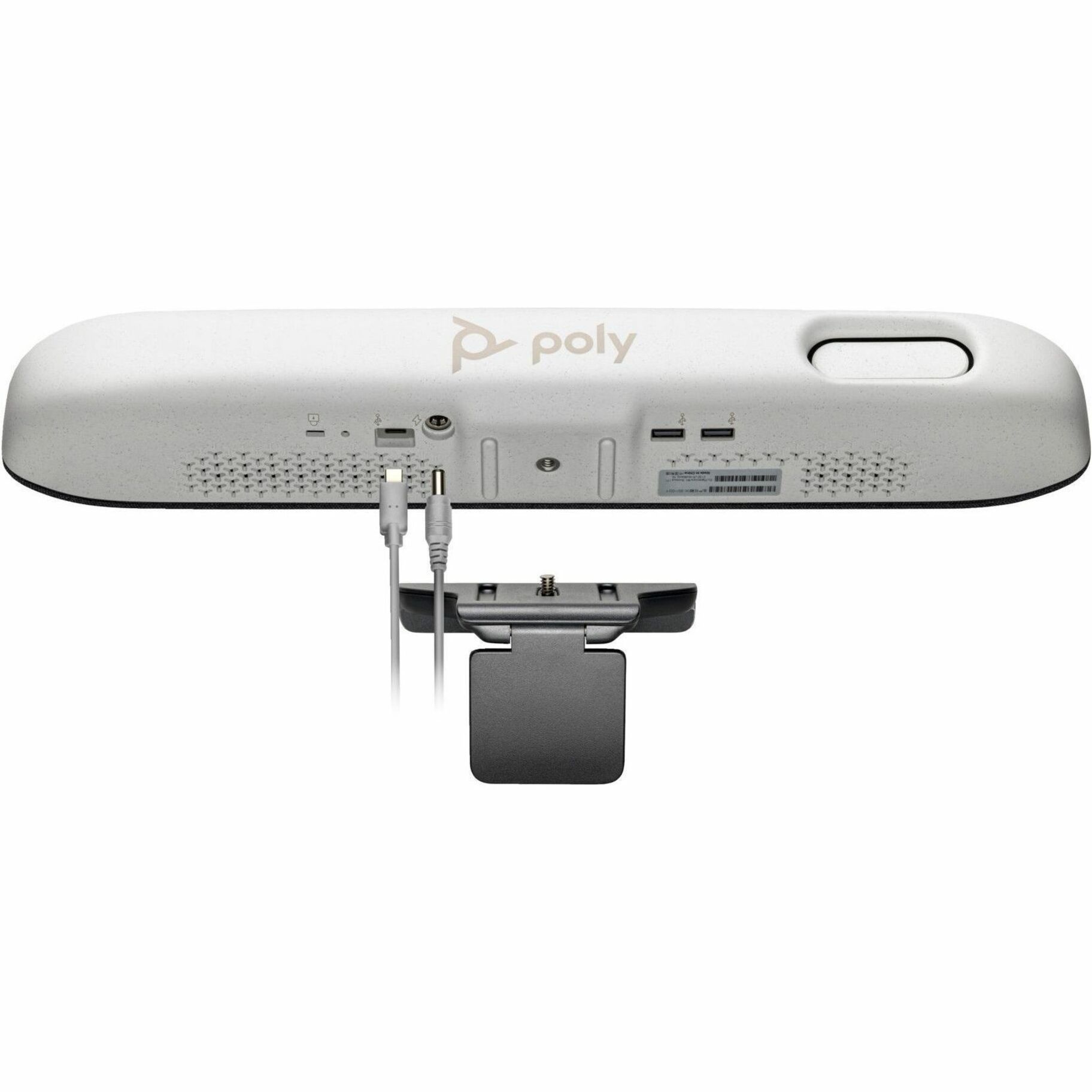 Poly Studio R30 USB Video Bar - Small Room Size Supported - 3840 x 2160 Video (Live) - 4K UHD - 30 fps - USB - Wireless LAN - Internal Speaker(s) - Internal Microphone(s) - Tripod Mount — alternate image6