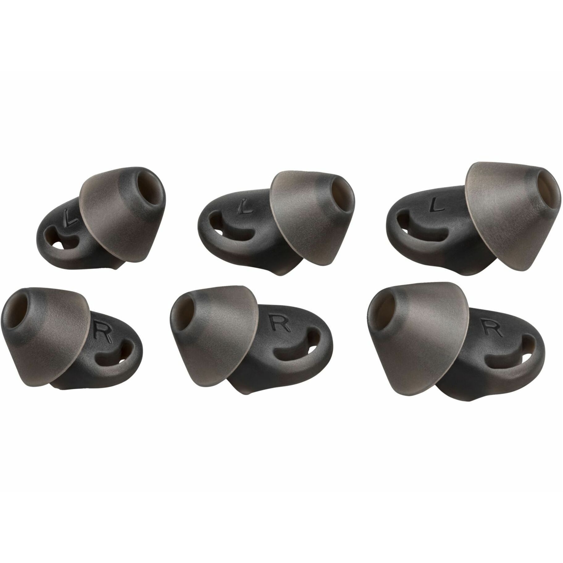 Poly Eartip - Large Size - Black - 2 / Pack