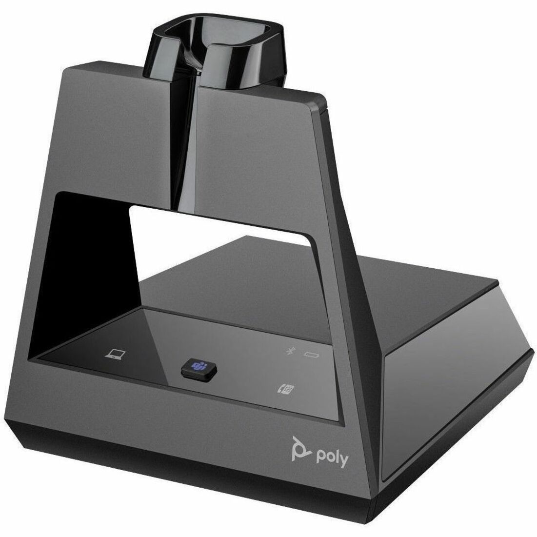 Poly Voyager 4245 Office Headset - Mono - Wireless - Bluetooth - 328 ft - 20 Hz to 20 kHz - On-ear - Monaural - Supra-aural - Noise Cancelling Microphone — alternate image2