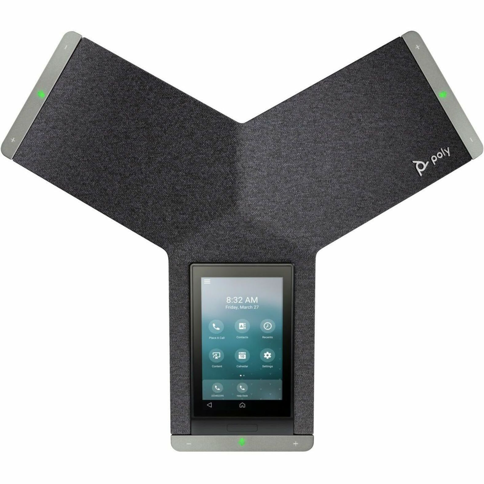 Poly Trio C60 IP Conference Station - Corded/Cordless - Bluetooth, Wi-Fi - Black - VoIP - IEEE 802.11a/b/g/n - 2 x Network (RJ-45) - PoE Ports — alternate image11