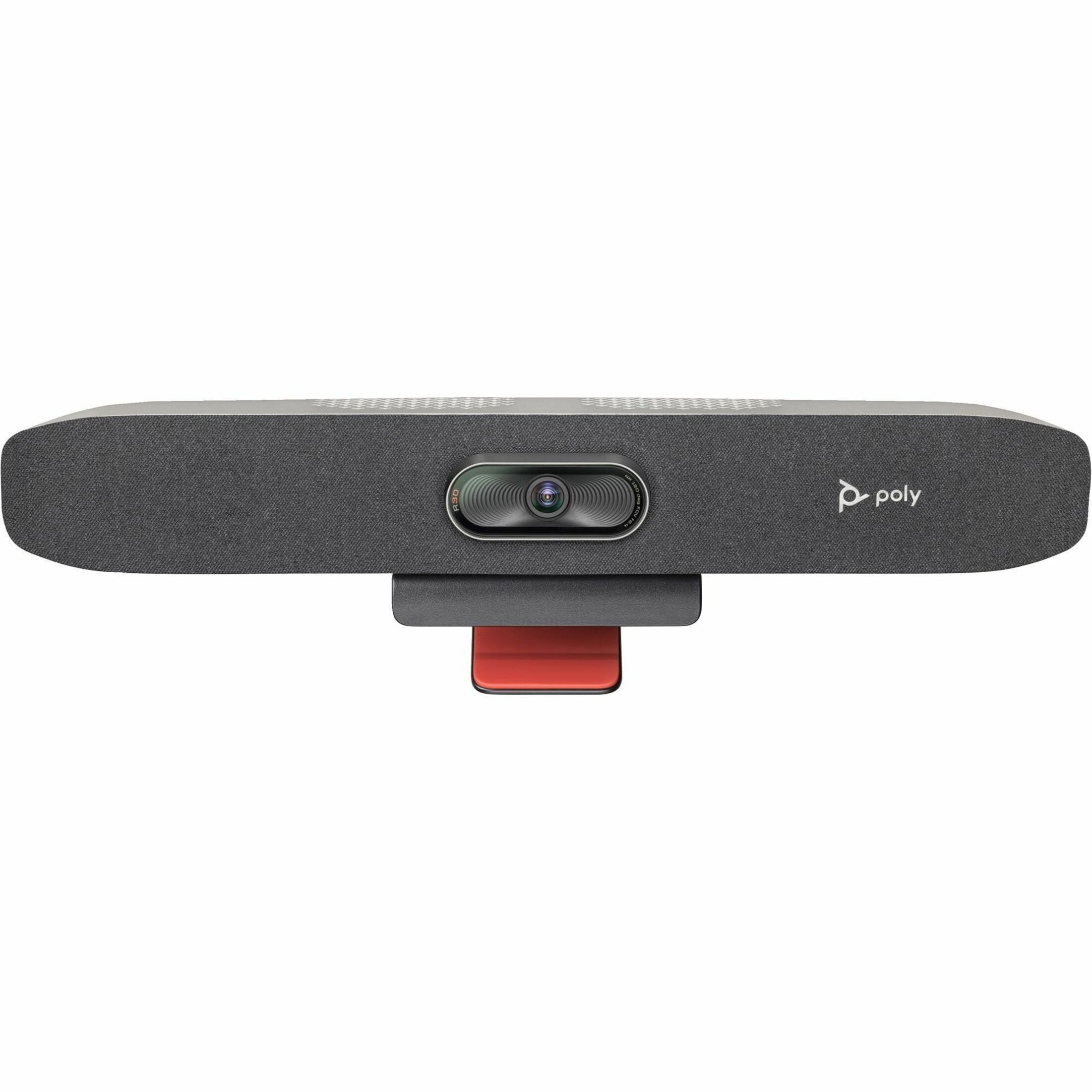 Poly Studio R30 USB Video Bar GSA/TAA - 3840 x 2160 Video (Live) - 4K - USB - Internal Speaker(s) - Internal Microphone(s) - TAA Compliant — alternate image3