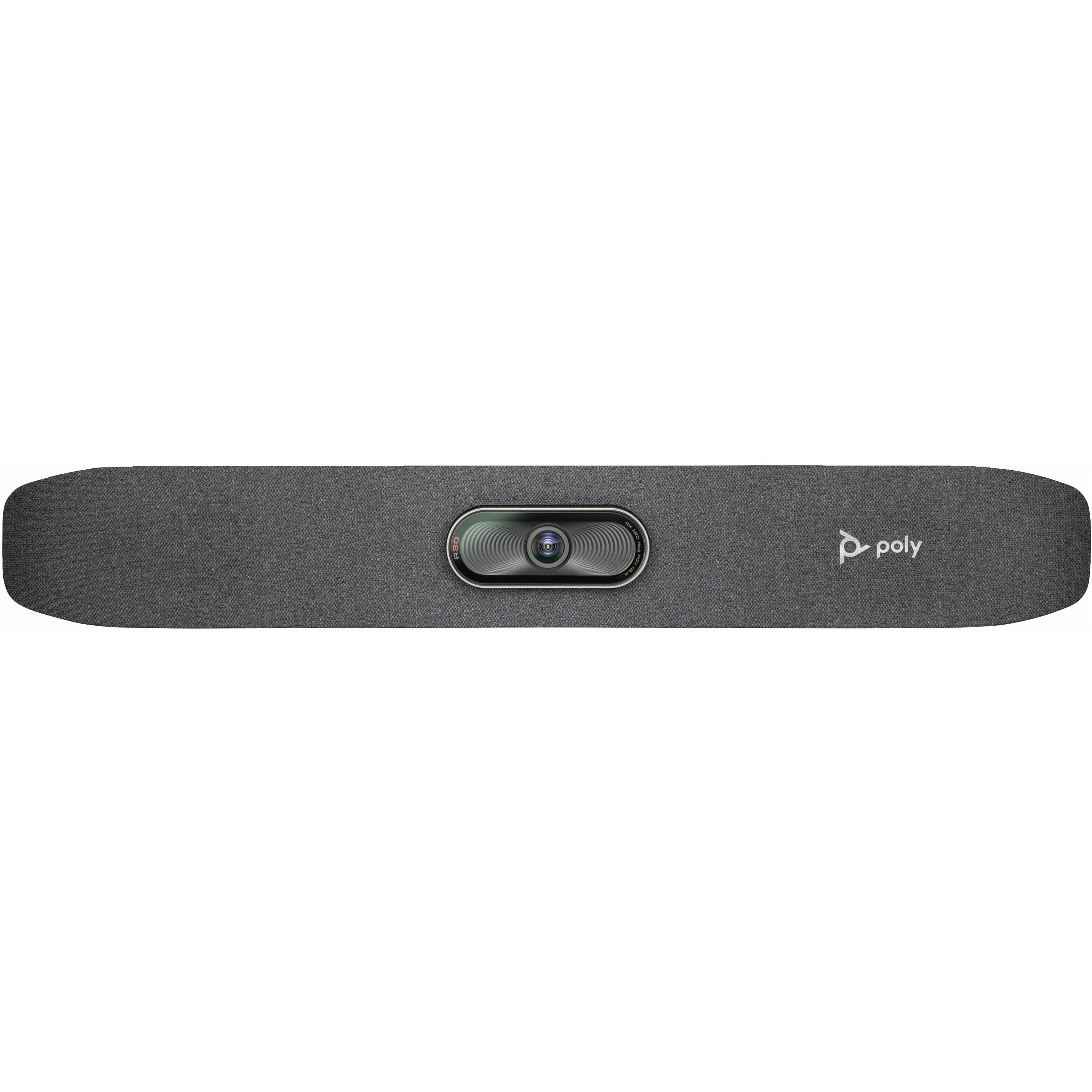 Poly Studio R30 USB Video Bar GSA/TAA - 3840 x 2160 Video (Live) - 4K - USB - Internal Speaker(s) - Internal Microphone(s) - TAA Compliant