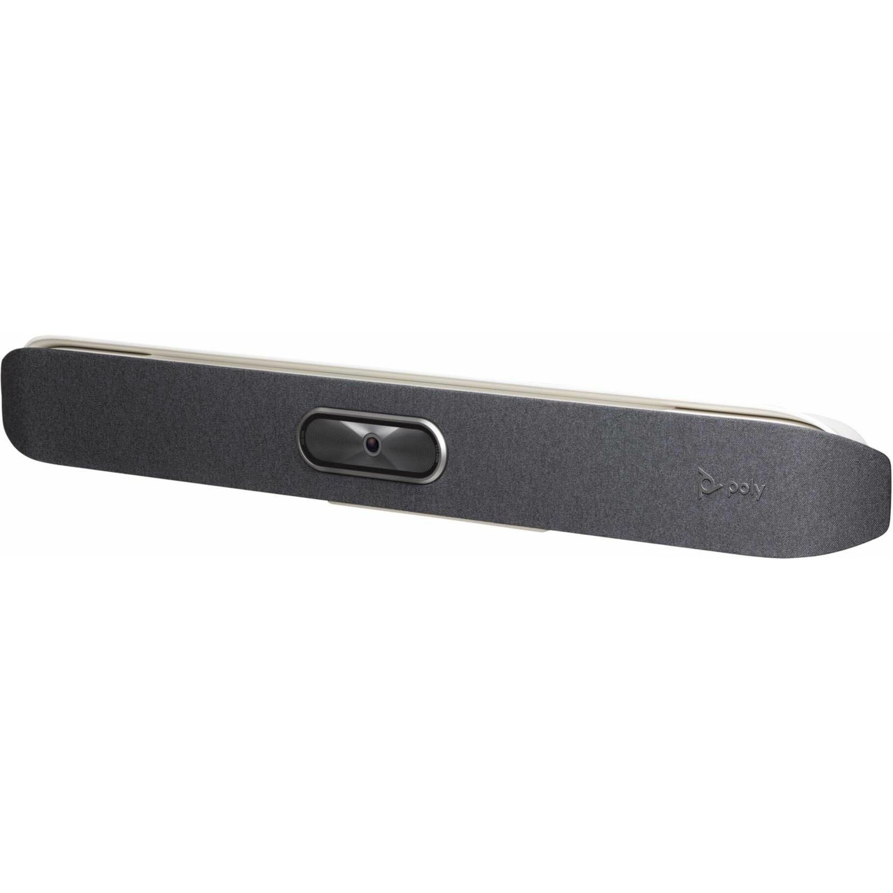 Poly Studio X50 All-In-One Video Bar No Radio GSA/TAA JITC - For Boardroom - Small/Medium Room Size Supported - 3840 x 2160 Video (Live) - 3840 x 2160 Video (Content) - H.323, SIP, H.235 - 4K UHD - 4K UHD - 60 fps - H.264, H.264 High Profile, H.265, H.239 - AAC-LD, G.719, G.722.1C, G.722, G.722.1, G.711, G.728, G.729a, Siren 22, Siren 14 - 1 x Network (RJ-45) - 1 x HDMI In - 2 x HDMI Out - 1 x Video Input - 3 x Video Output - Audio Line In - Audio Line Out - USB - Gigabit Ethernet - Wireles