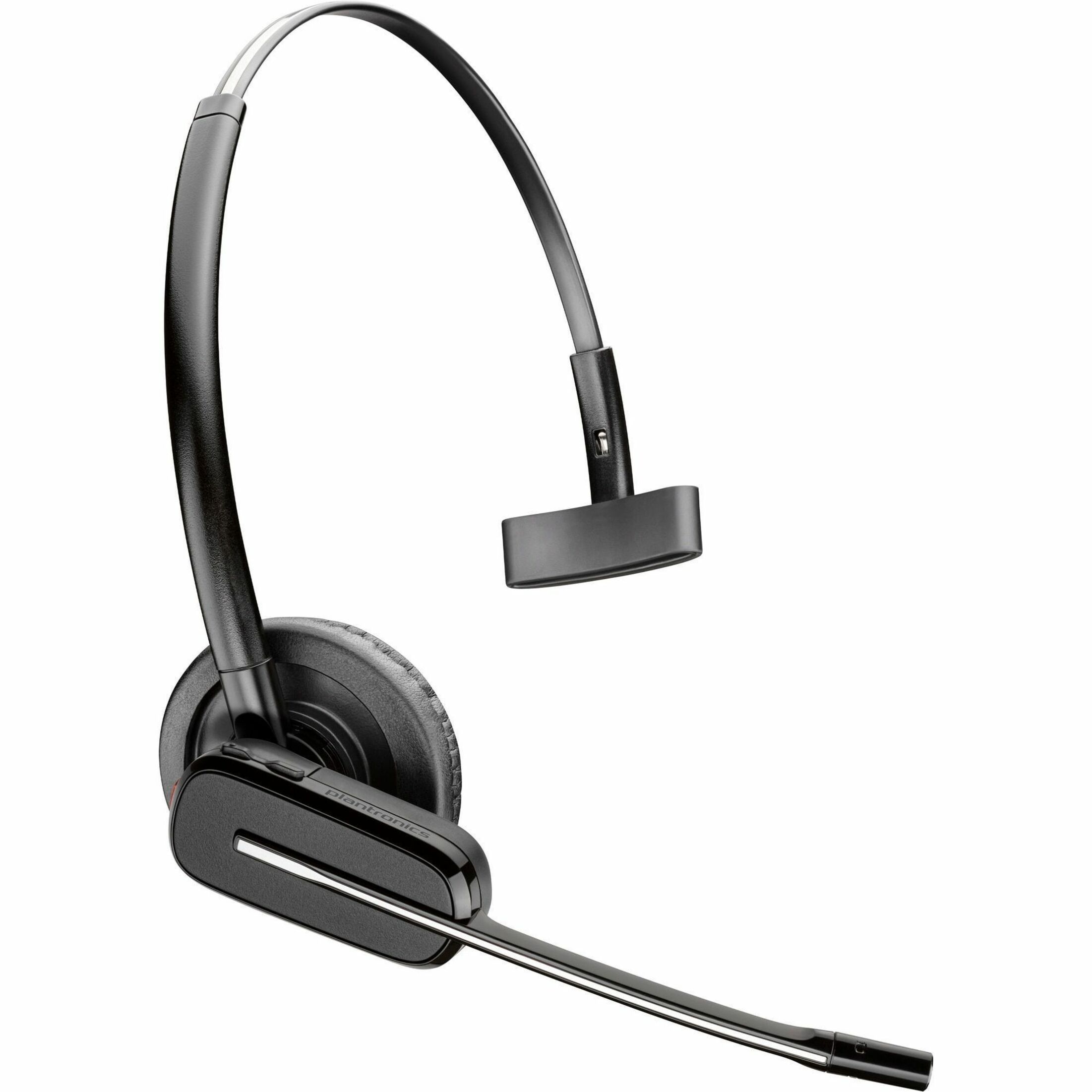 Poly Savi 8240 Office DECT 1920-1930 MHz USB-A Headset TAA - Mono - USB Type A, RJ-11 - Wired/Wireless - Bluetooth/DECT - 590 ft - 32 Ohm - 20 Hz to 20 kHz - On-ear, Over-the-head - Monaural - Supra-aural - Noise Cancelling Microphone - Black - TAA Compliant — alternate image1