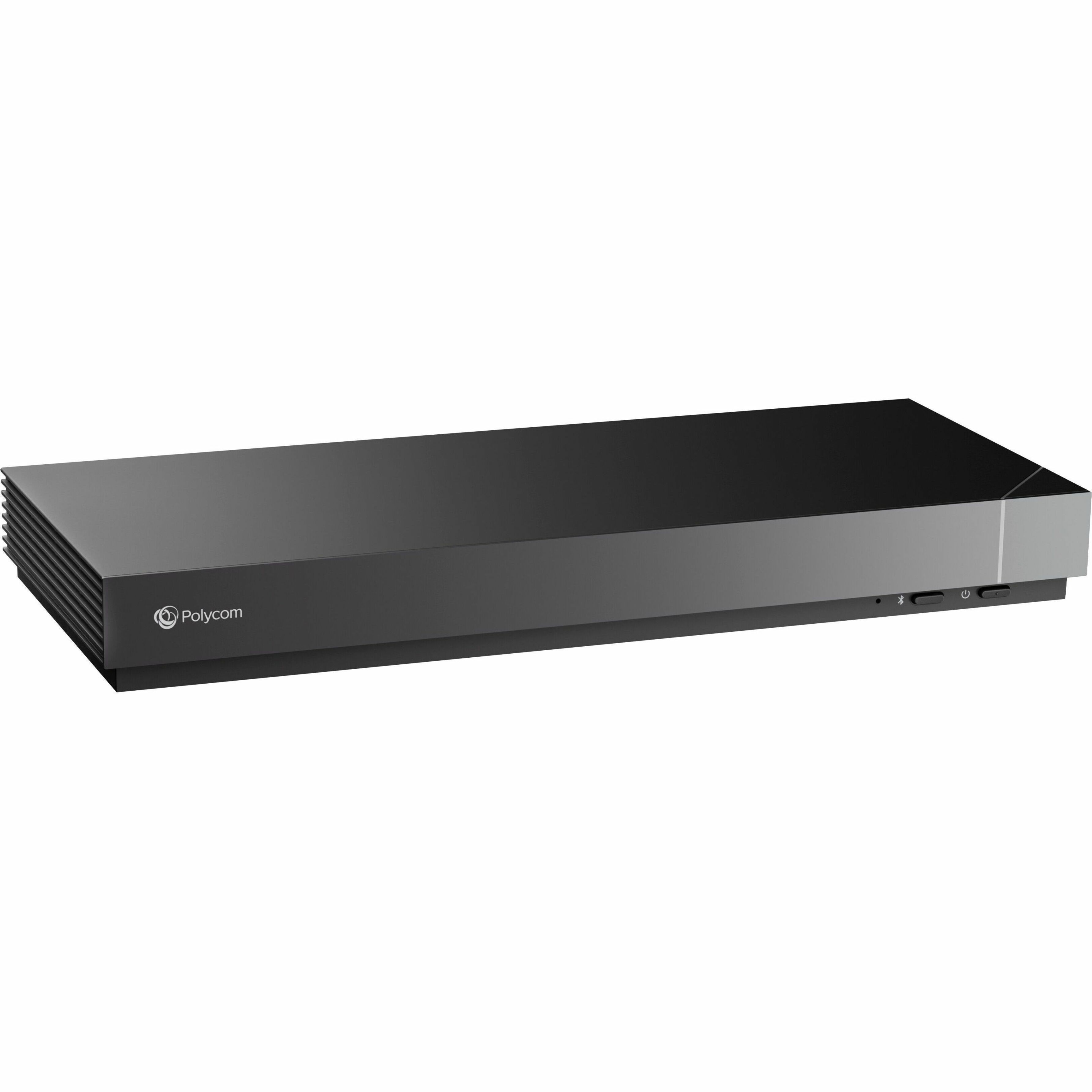 Poly G7500 Video Conferencing Equipment - For Video Conferencing, Audio Conferencing - 3840 x 2160 Video (Live) - 3840 x 1080 Video (Content) - H.323, SIP, H.239, H.235.6 - 4K UHD - 4K UHD - 60 fps - H.264 AVC, H.264 High Profile, H.265, H.264 - Siren 22, G.719, G.722.1C, G.722, G.722.1, G.711, G.728, G.729a - 1 x Network (RJ-45) - 1 x HDMI In - 2 x HDMI Out - Audio Line In - Audio Line Out - USB - Gigabit Ethernet - Wireless LAN - External Microphone(s) — alternate image2