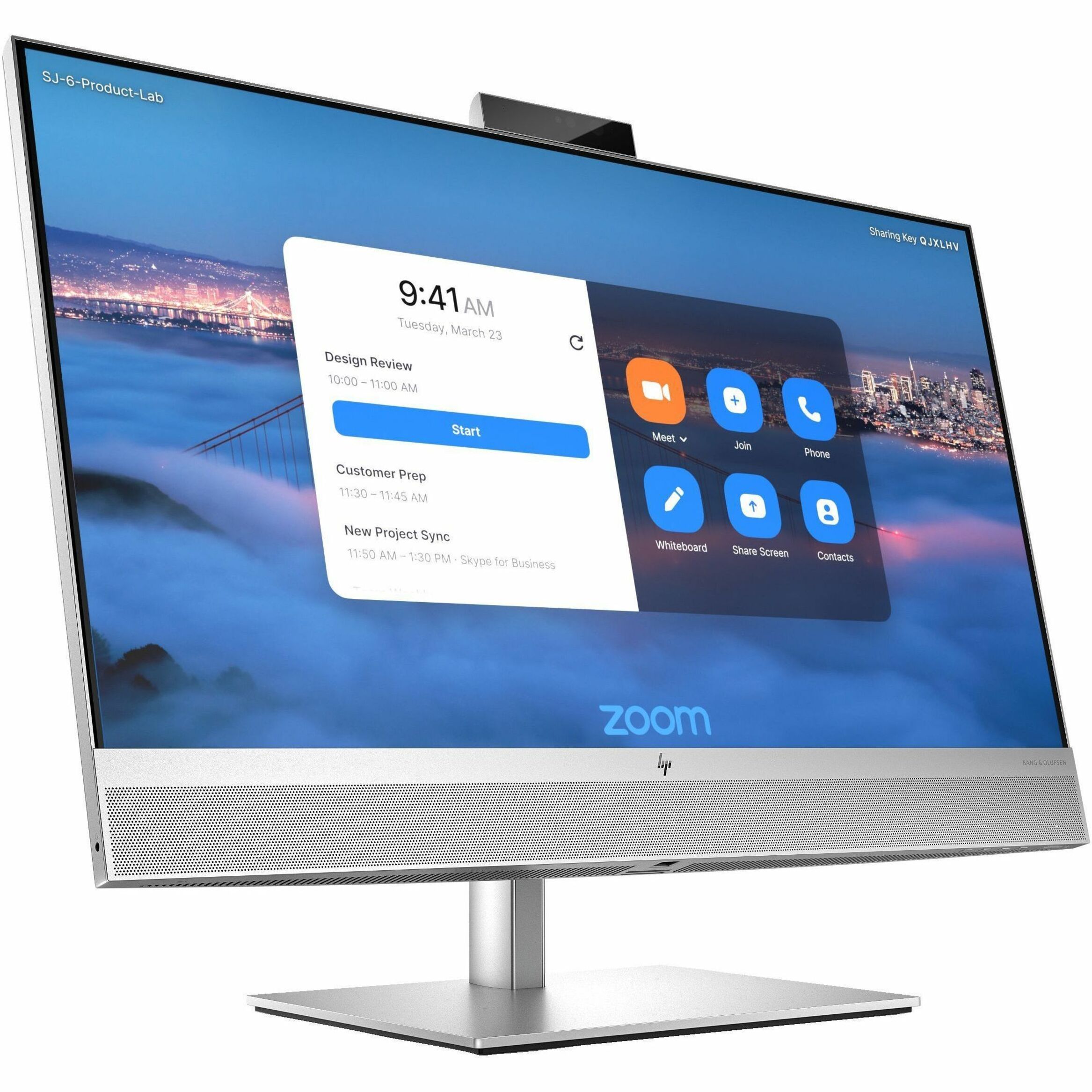 HP Presence All-in-One Computer - Intel Core i5 12th Gen i5-12500 - vPro Technology - 16 GB - 256 GB SSD - 27" QHD Touchscreen - Desktop - Intel Q670 Chip - 2560 x 1440 - Windows 10 IoT Enterprise - Intel UHD Graphics 770 DDR5 SDRAM - IEEE 802.11ax Wireless LAN — right