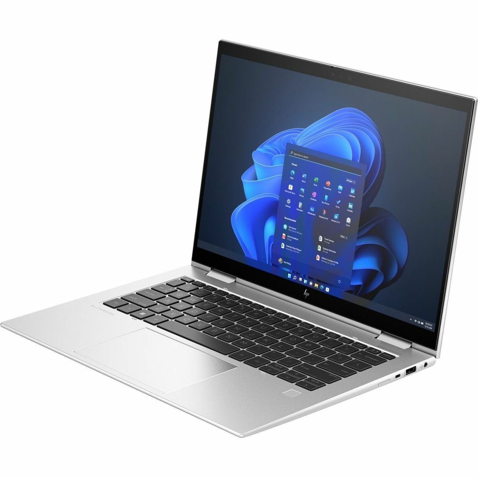 HP Elite x360 1040 G10 14" Touchscreen Convertible 2 in 1 Notebook - Intel Core i7 13th Gen i7-1365U - vPro Technology - 32 GB - 512 GB SSD - Intel Chip - Intel Iris Xe Graphics - IEEE 802.11ax Wireless LAN Standard — alternate image1