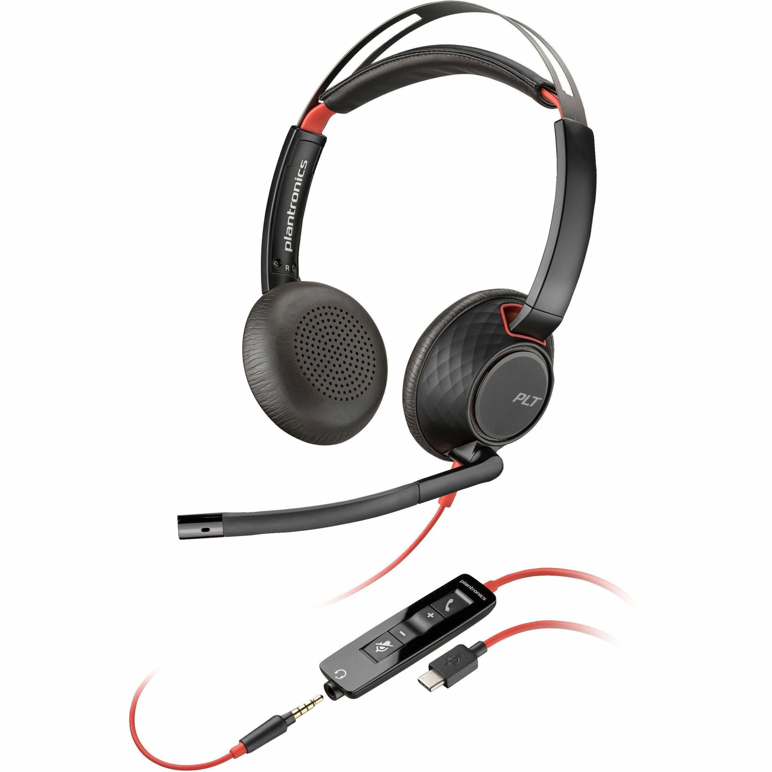 Poly Blackwire C5220 USB-C Headset + Inline Cable (Bulk)