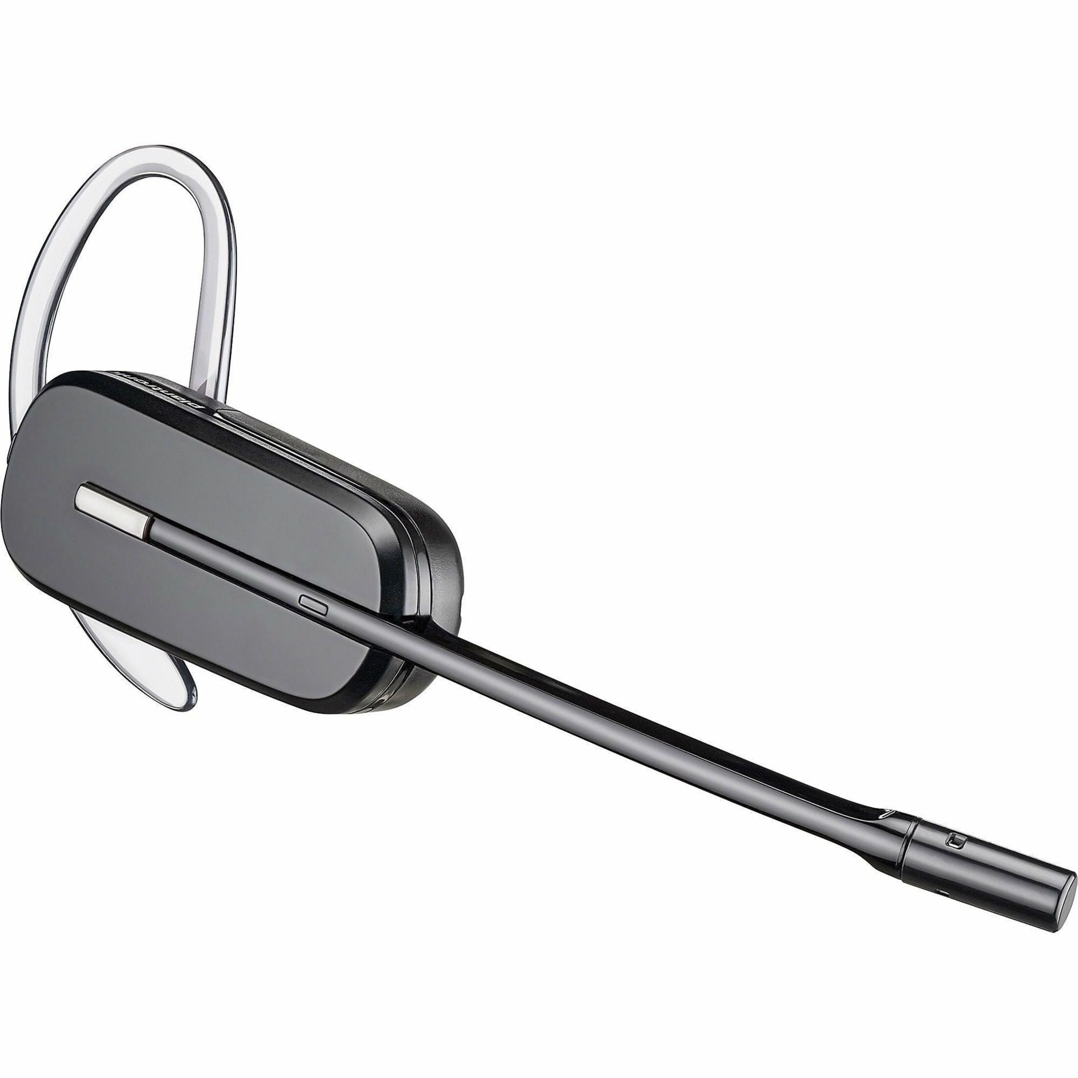 Poly CS540A DECT 1920-1930 MHz Headset TAA - Mono - RJ-11 - Wired/Wireless - Bluetooth/DECT 6.0 - 393.7 ft - 20 Hz to 6.80 kHz - Over-the-ear, Over-the-head, Behind-the-head - Monaural - In-ear - Noise Cancelling Microphone - Noise Canceling - Black - TAA Compliant — right