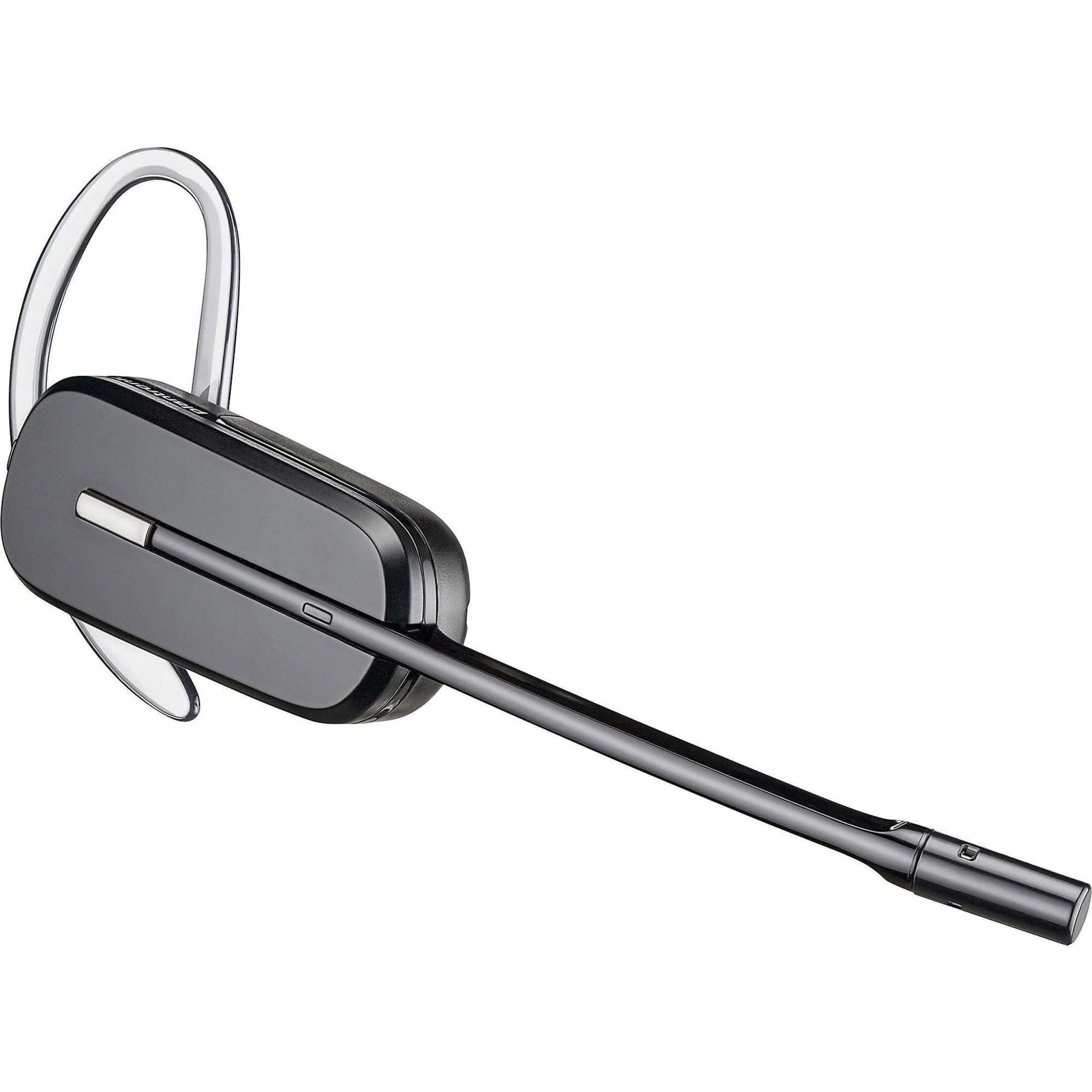 Poly CS540A Headset with handset lifter TAA - Mono - RJ-11 - Wired/Wireless - DECT - 393.7 ft - 20 Hz to 6.80 kHz - Over-the-ear, Over-the-head, Behind-the-head - Monaural - In-ear - Noise Cancelling Microphone - Noise Canceling - Black - TAA Compliant — right