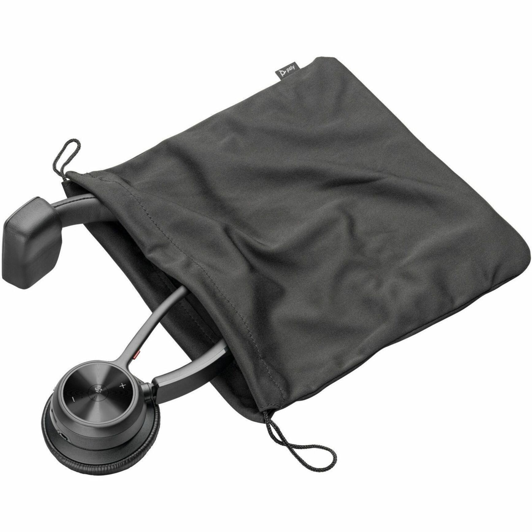 Poly Voyager 4310-M Microsoft Teams Certified USB-A Headset +BT700 dongle TAA - Microsoft Teams Certification - Siri, Google Assistant - Mono - USB Type A - Wired/Wireless - Bluetooth - 164 ft - On-ear - Monaural - Ear-cup - 5 ft Cable - MEMS Technology, Directional, Noise Cancelling, Electret Condenser Microphone - Noise Canceling - Black — alternate image1