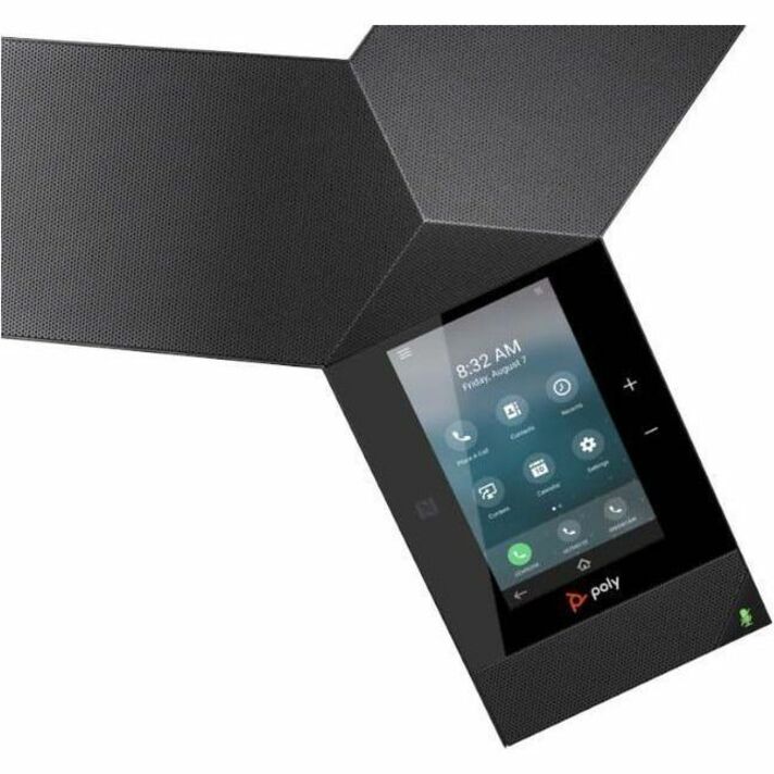 Poly Trio IP Conference Station - Corded/Cordless - Bluetooth, Wi-Fi, NFC - Black - VoIP - 5" LCD - IEEE 802.11a/b/g/n - 2 x Network (RJ-45) - PoE Ports — alternate image4
