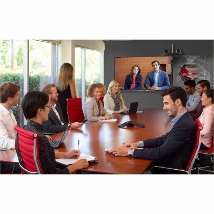 Poly Trio IP Conference Station - Corded/Cordless - Bluetooth, Wi-Fi, NFC - Black - VoIP - 5" LCD - IEEE 802.11a/b/g/n - 2 x Network (RJ-45) - PoE Ports — alternate image6