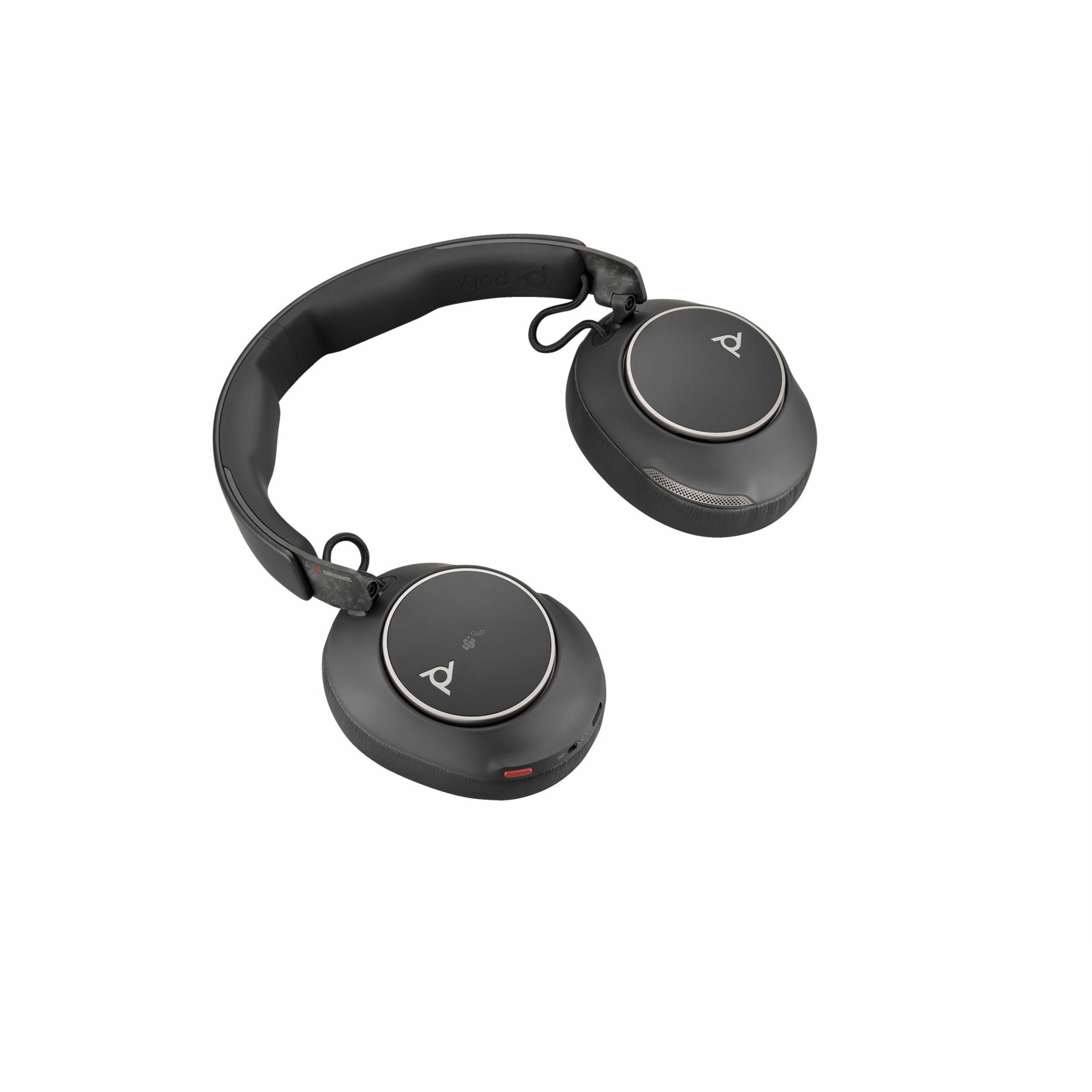 Poly Voyager Surround 80 UC Headset - Microsoft Teams Certification - Stereo - Wireless - Bluetooth - 164 ft - 20 Hz to 20 kHz - On-ear, Over-the-ear - Binaural - Ear-cup