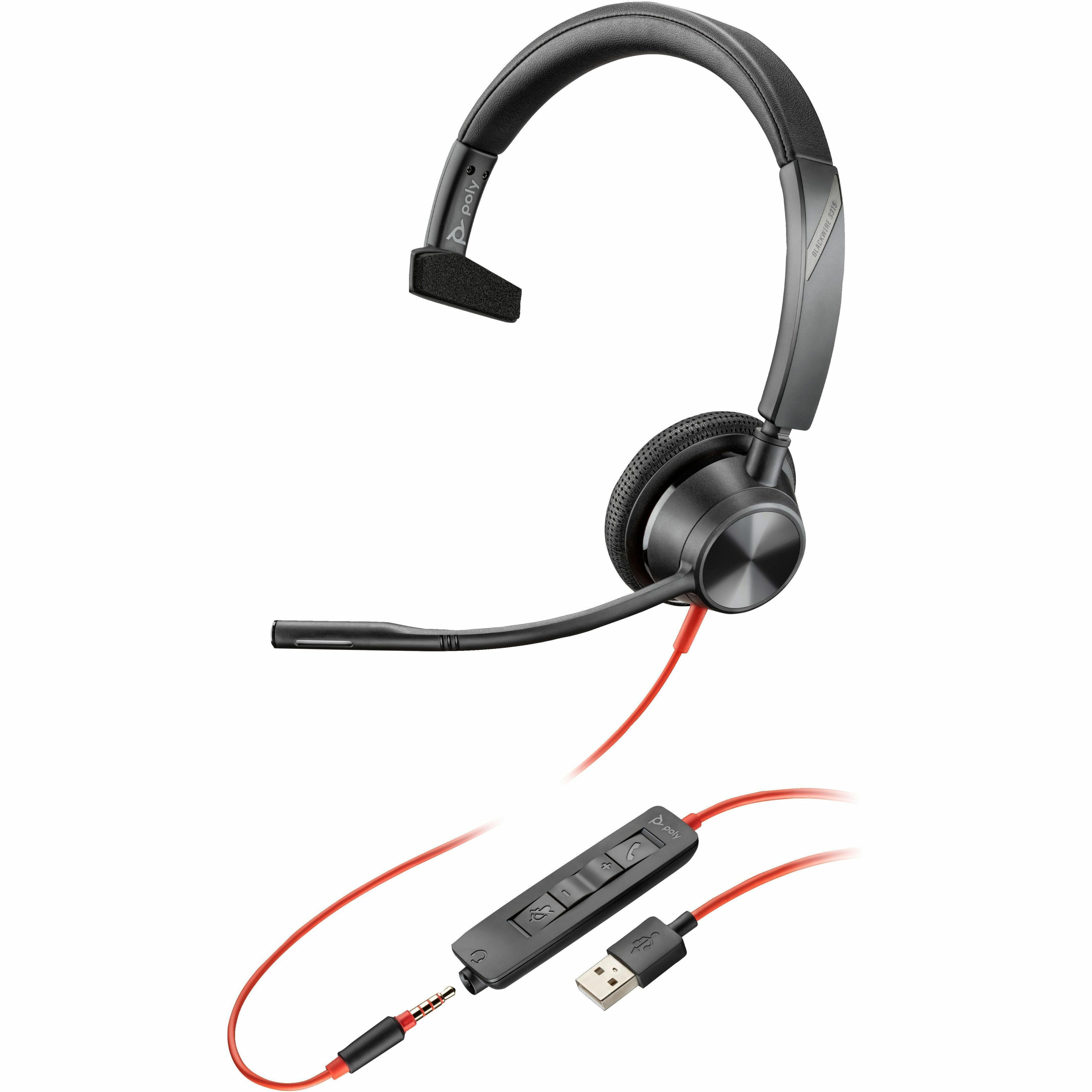 Poly Blackwire BW3315 Headset