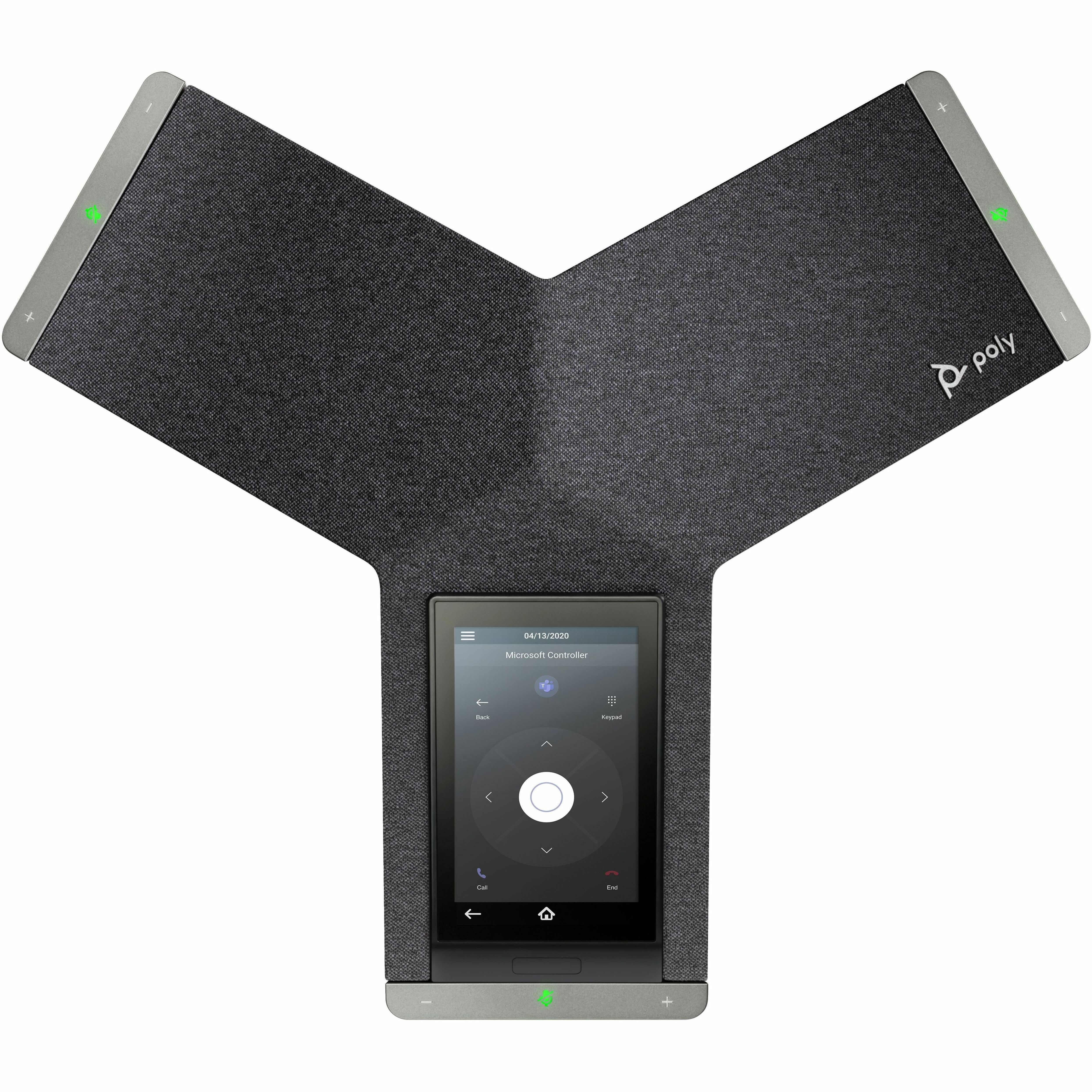 Poly Trio C60 IP Conference Station - Corded/Cordless - Wi-Fi, Bluetooth - 5 Multiple Conferencing - Black - VoIP - 5" LCD - IEEE 802.11a/b/g/n - 2 x Network (RJ-45) - PoE Ports — alternate image6
