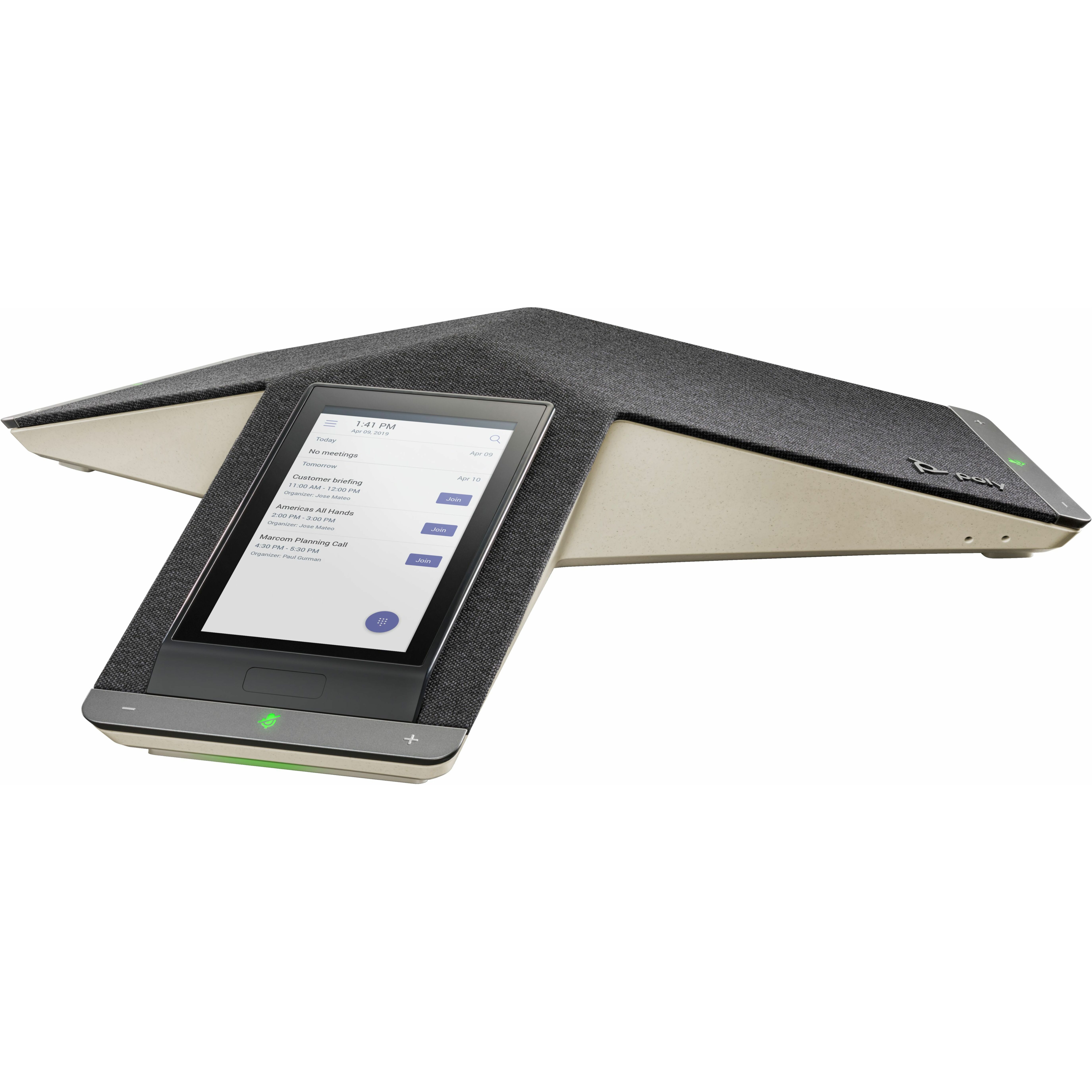 Poly Trio C60 IP Conference Station - Corded/Cordless - Wi-Fi, Bluetooth - 5 Multiple Conferencing - Black - VoIP - 5" LCD - IEEE 802.11a/b/g/n - 2 x Network (RJ-45) - PoE Ports