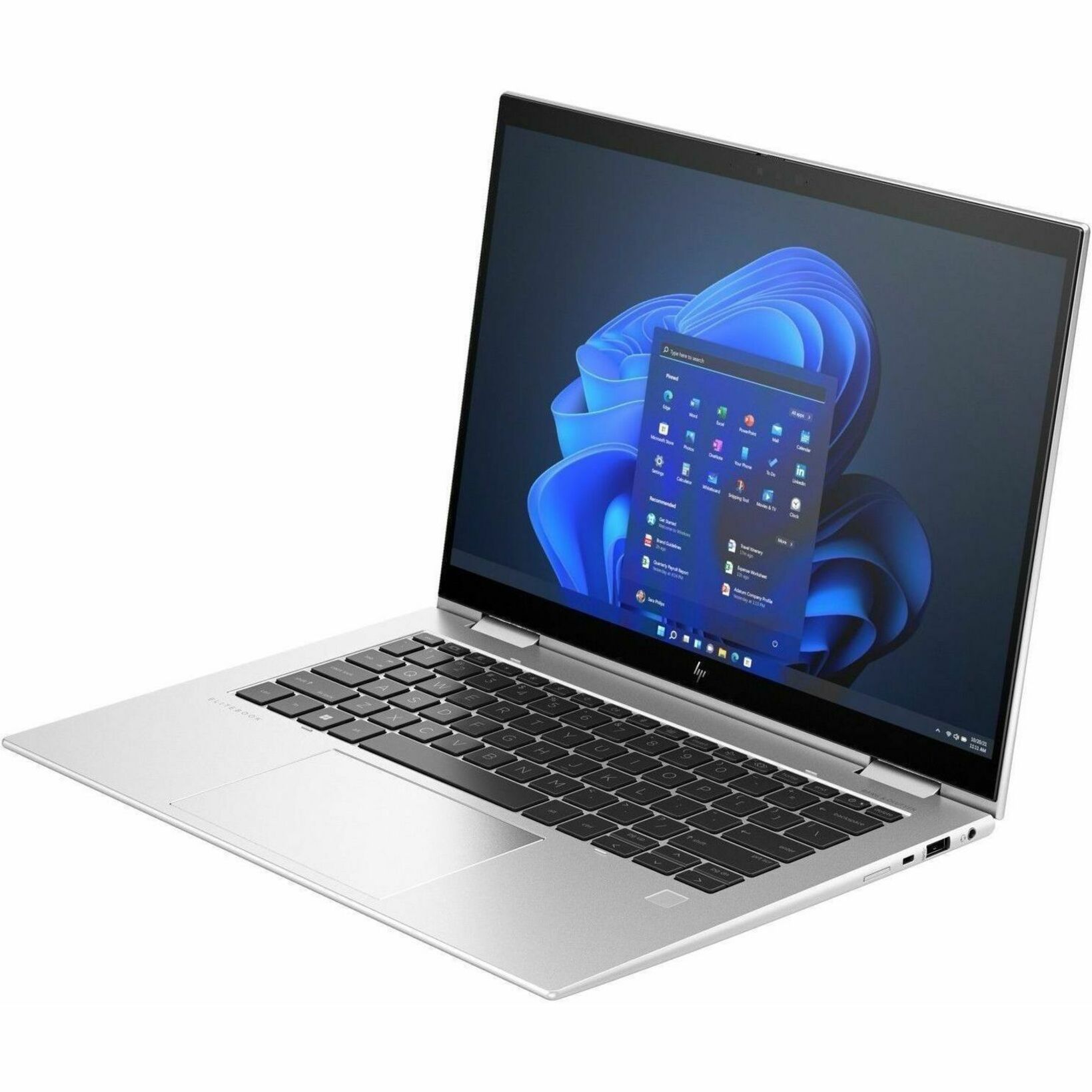 HP Elite x360 1040 G10 14" Touchscreen Convertible 2 in 1 Notebook - Intel Core i7 13th Gen i7-1365U - 16 GB - 256 GB SSD - Intel Chip - Intel Iris Xe Graphics - IEEE 802.11ax Wireless LAN Standard — alternate image3