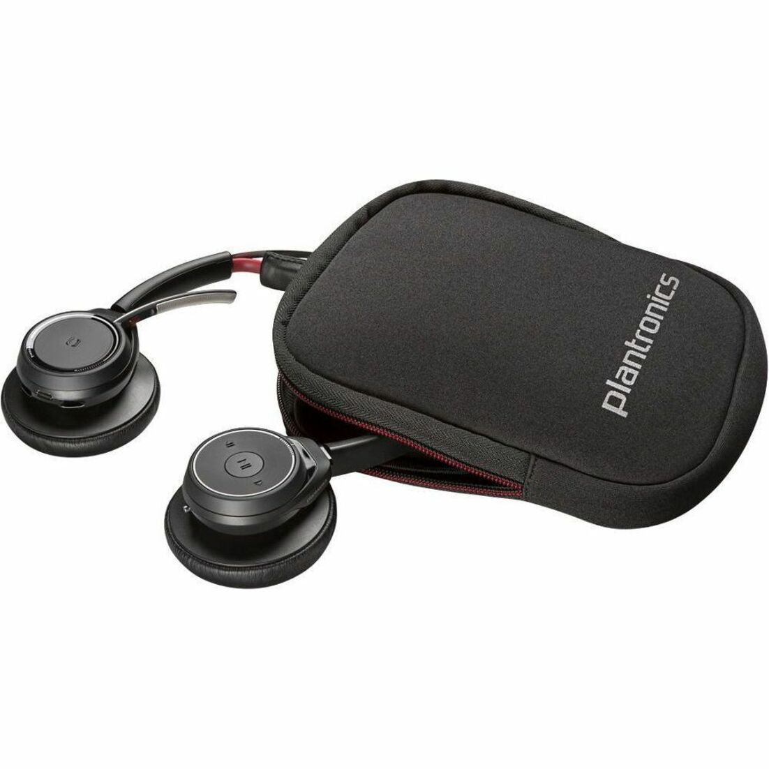 Poly Voyager Focus UC B825-M Headset - Stereo - Wireless - Bluetooth - 98.4 ft - On-ear - Binaural - Ear-cup — alternate image5