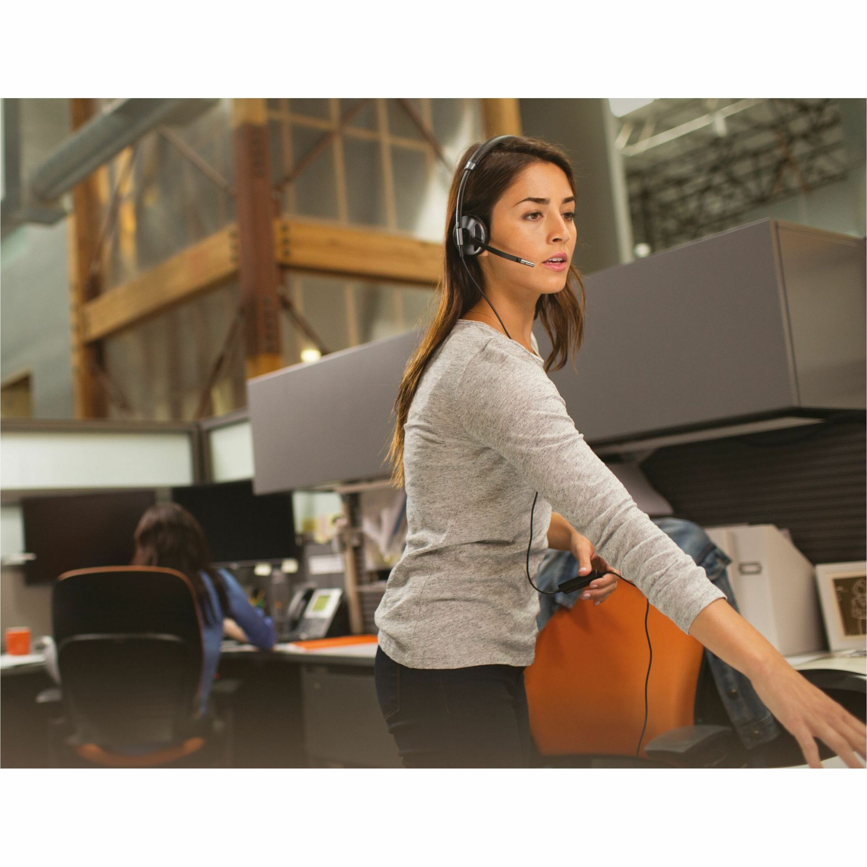 Poly Blackwire C725-M Microsoft Teams Certified USB-A Headset - Microsoft Teams Certification - Stereo - USB Type A - Wired - Over-the-head - Binaural - Ear-cup — life style