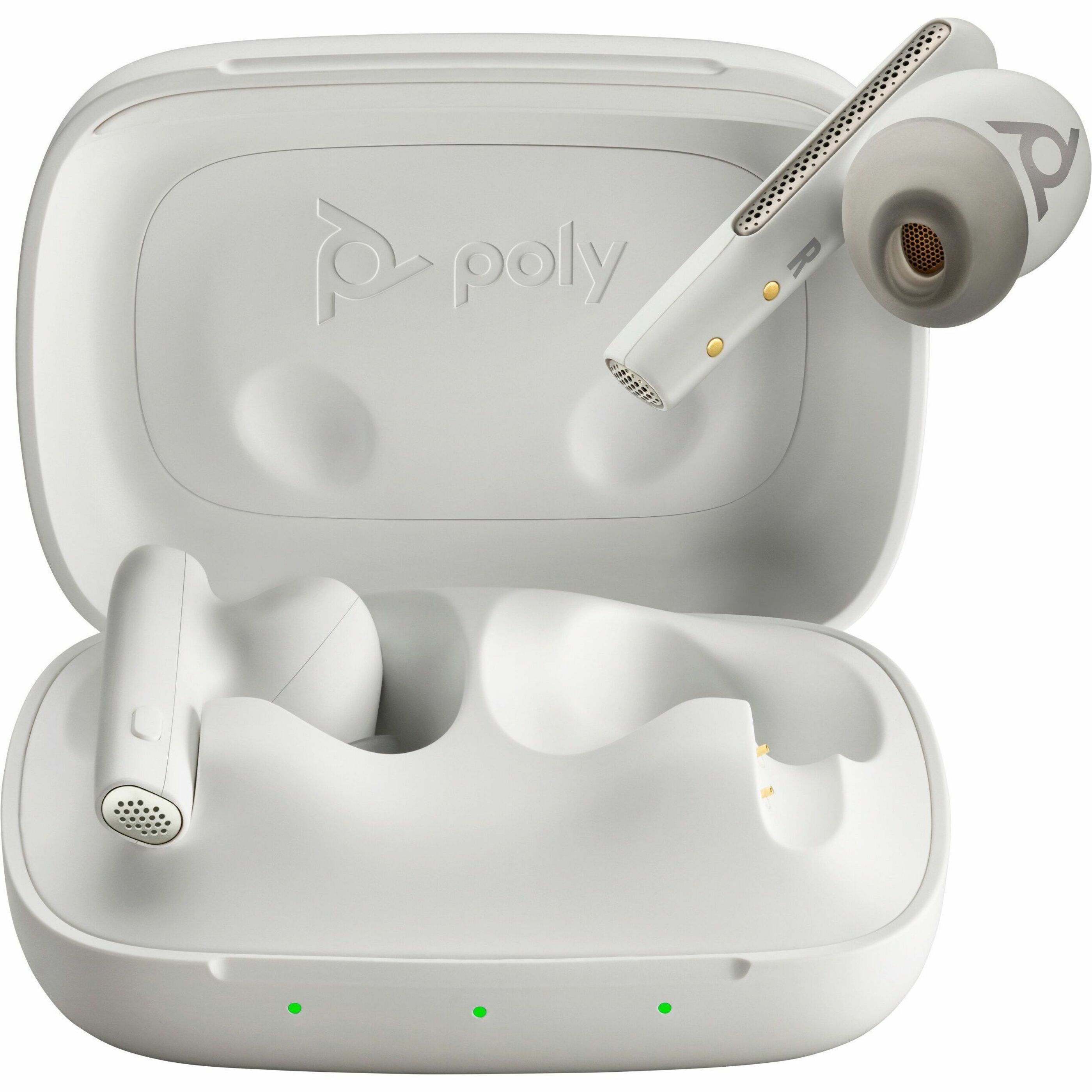 Poly Charging Case Poly Earbud - White — alternate image1