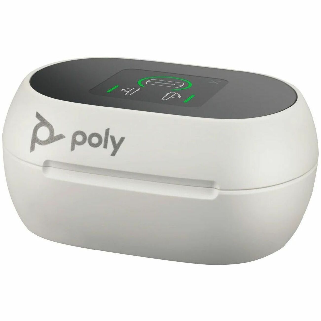 Poly Charging Case Poly Earbud - White — left