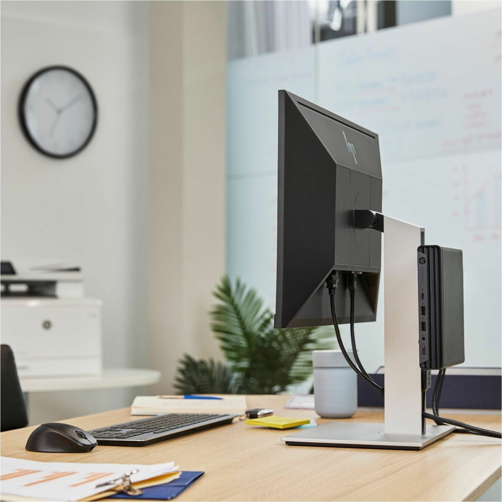HP Pro Mini 400 G9 Desktop Computer - Intel Core i3 13th Gen i3-13100T - 16 GB - 256 GB PCI Express NVMe SSD - Mini PC - Intel Q670 Chip - Intel UHD Graphics 730 DDR4 SDRAM - 90 W — alternate image4