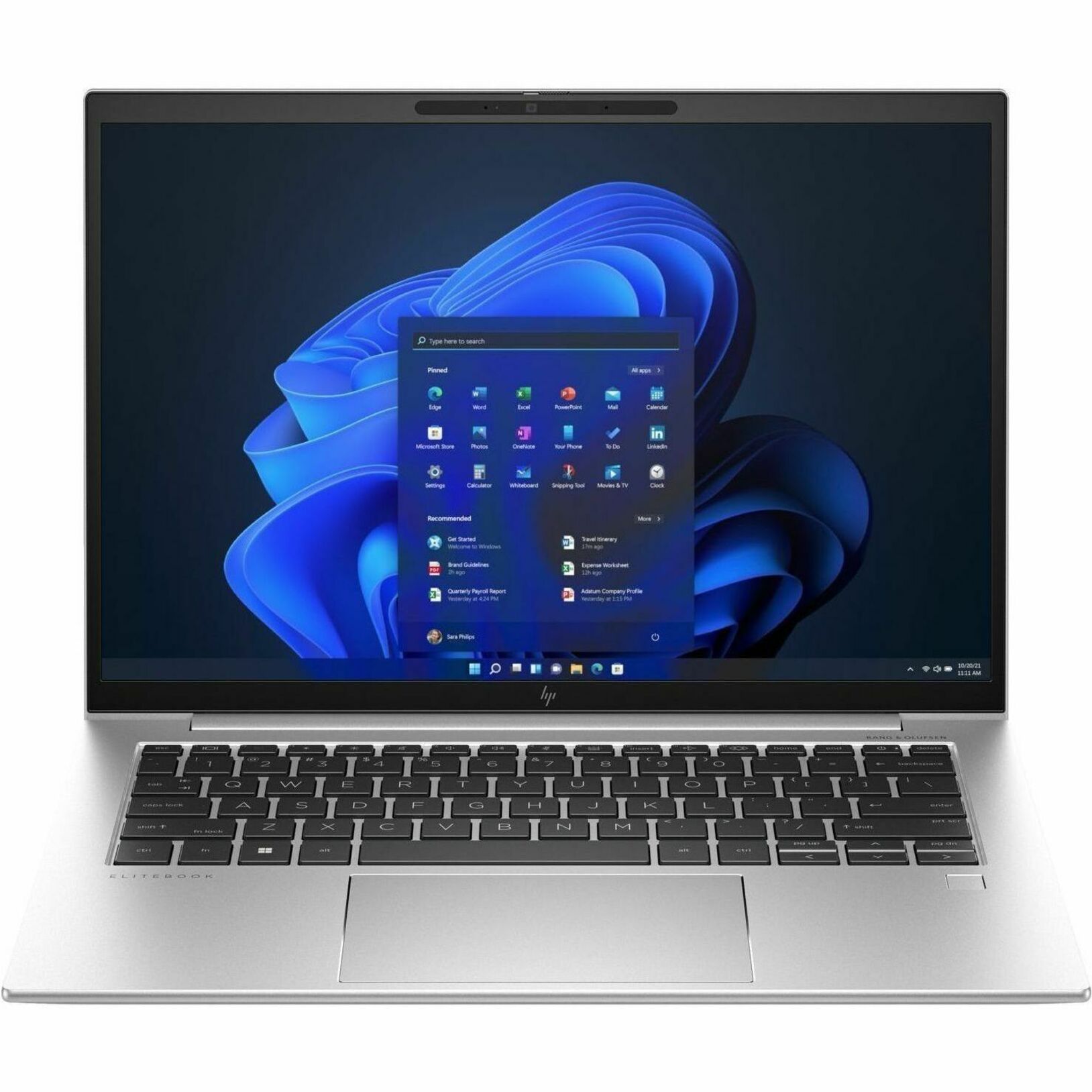 HP EliteBook 840 G10 14" Notebook - Intel Core i7 13th Gen i7-1365U - vPro Technology - 32 GB - 512 GB SSD - Intel Chip - Intel Iris Xe Graphics - IEEE 802.11ax Wireless LAN Standard — front