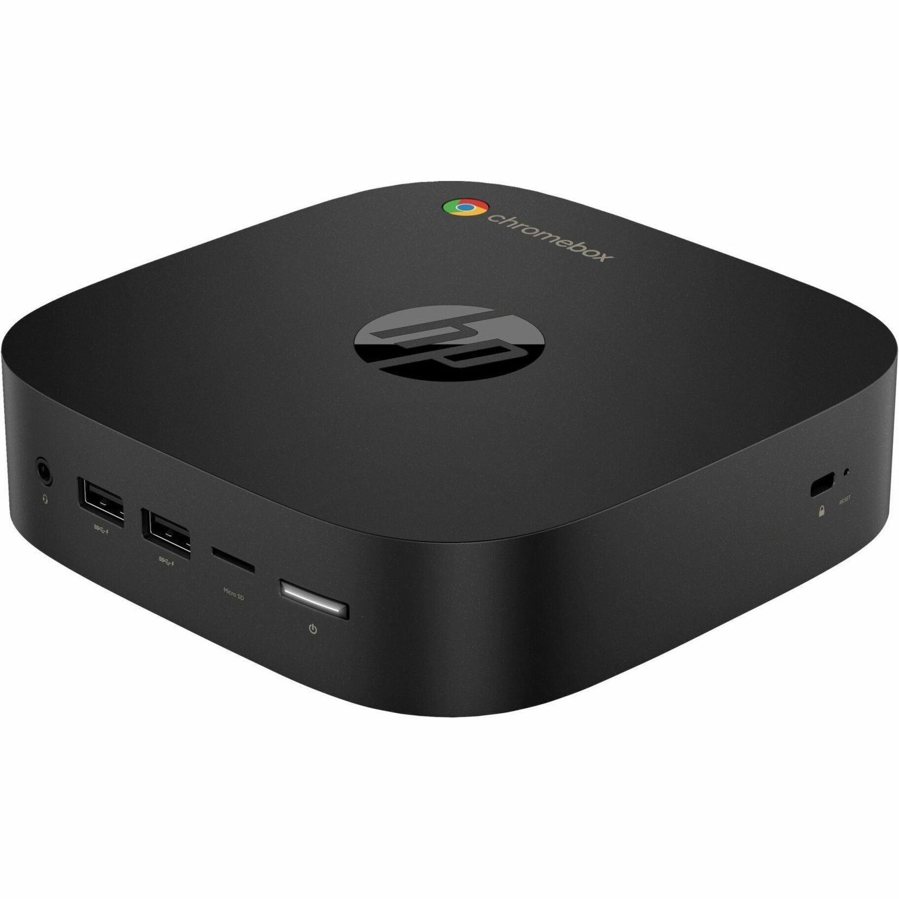 HP Chromebox G4 Chromebox - Intel Celeron 7305 - 4 GB - 64 GB Flash Memory Capacity - Mini PC - Smart Buy - Intel Chip - ChromeOS - Intel UHD Graphics DDR4 SDRAM - IEEE 802.11ax Wireless LAN - 65 W — alternate image1